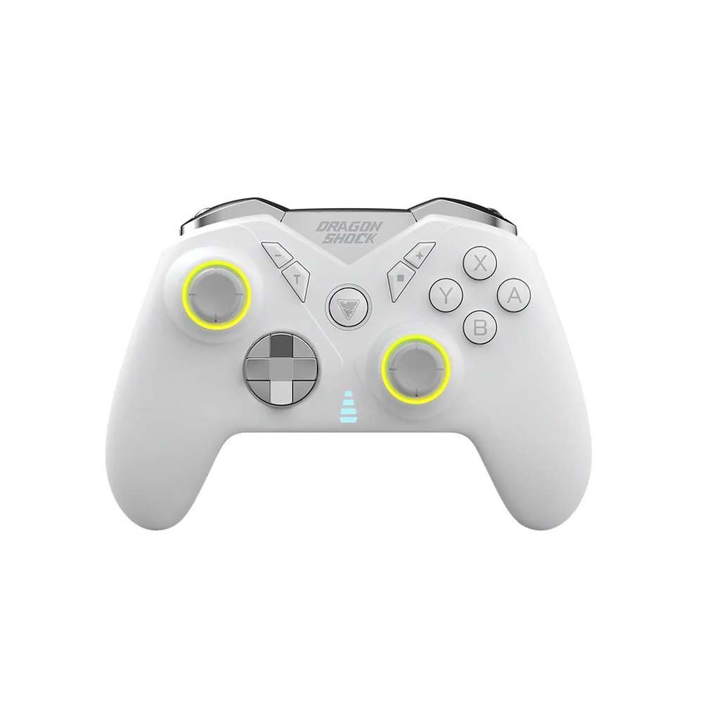 DRAGONSHOCK Dragonshock Nebula Pro Weiß Bluetooth Gamepad Nintendo Switch Gaming-Controller