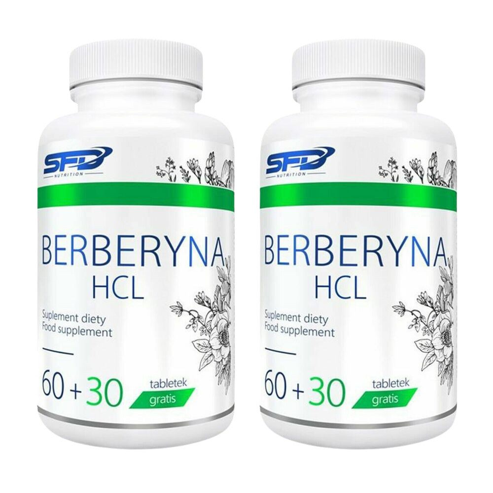 SFD Nutrition SFD Berberin HCL 500 mg 180 Tabletten Kapseln, 24 g