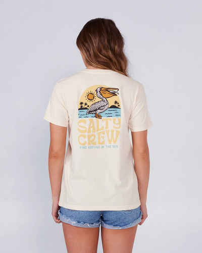Salty Crew T-Shirt Salty Crew T-Shirt Boyfriend Tee Bone
