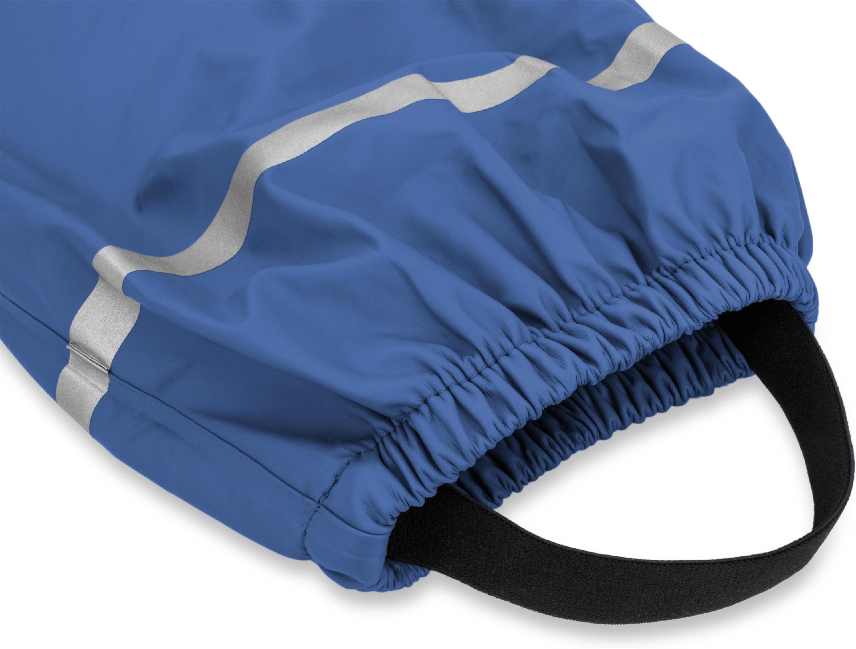 normani Regenhose Kinder Regenhose York Jungen und Mädchen - Wind- und wasserdichte Regenhose mit Reflektoren
