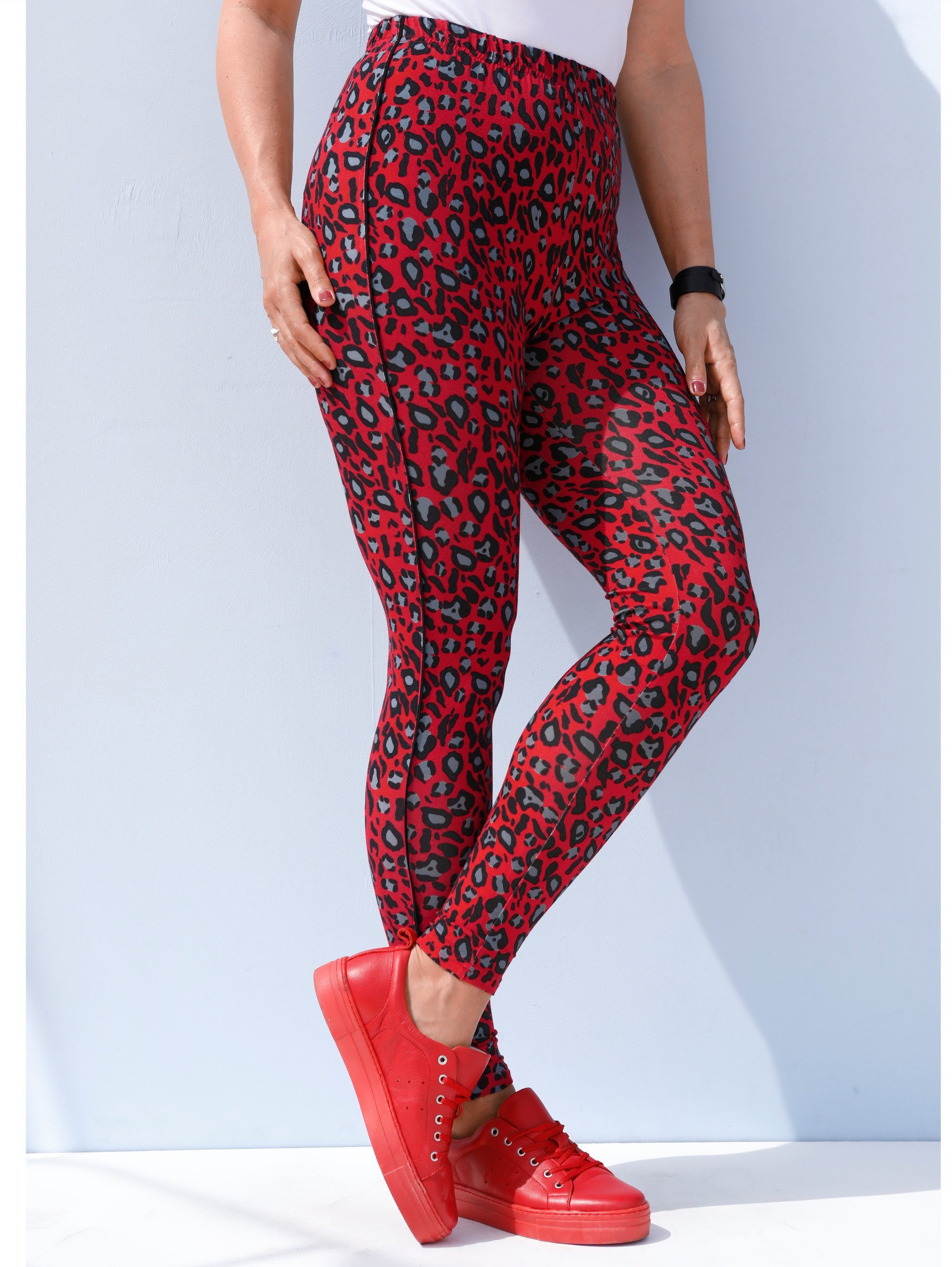 Miamoda Leggings Mit Angesagtem Leo Muster Kaufen Otto