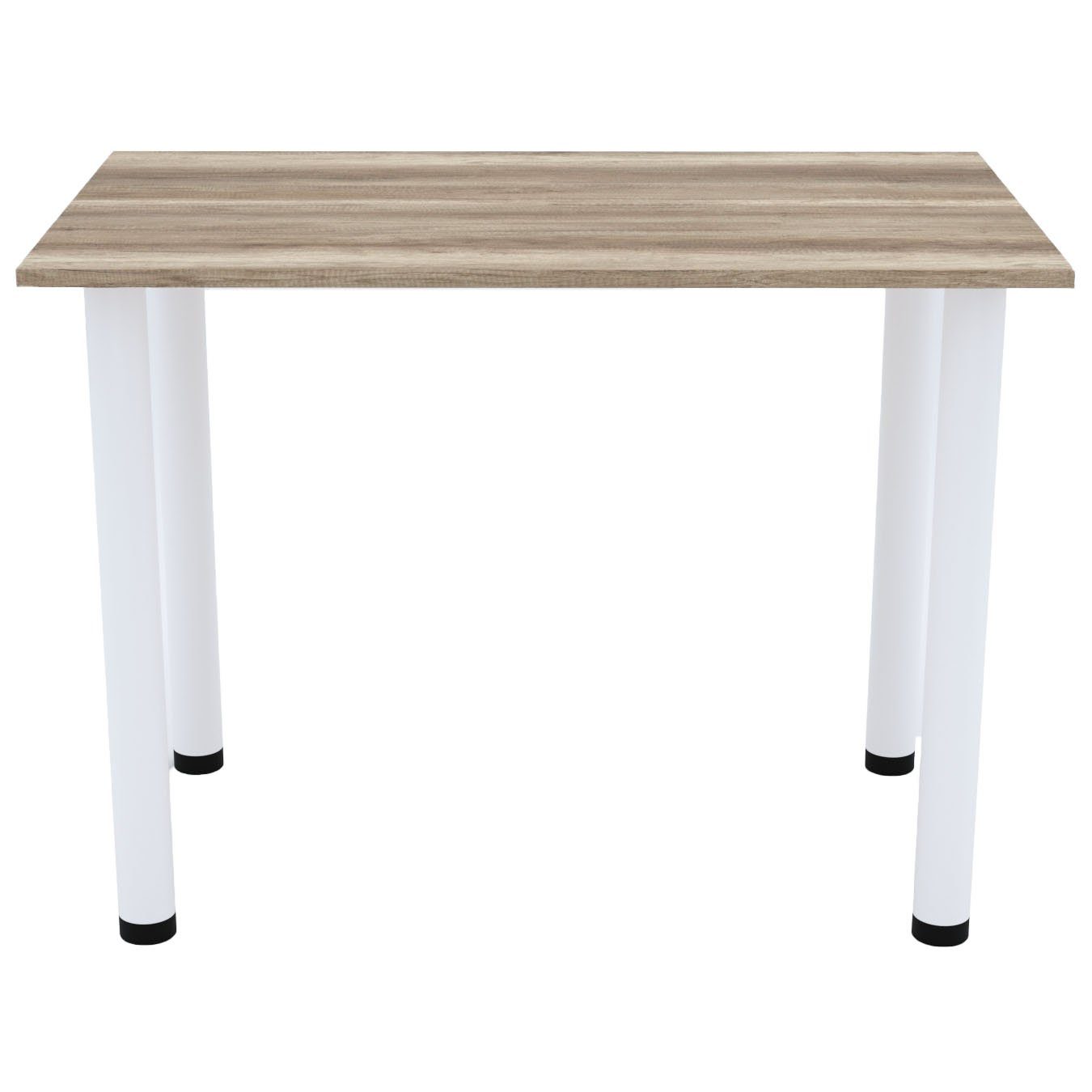 AKKE Esstisch, mit Bürotisch Eiche Esszimmertisch Beinen Canyon PVC Küchentisch 2mm weißen