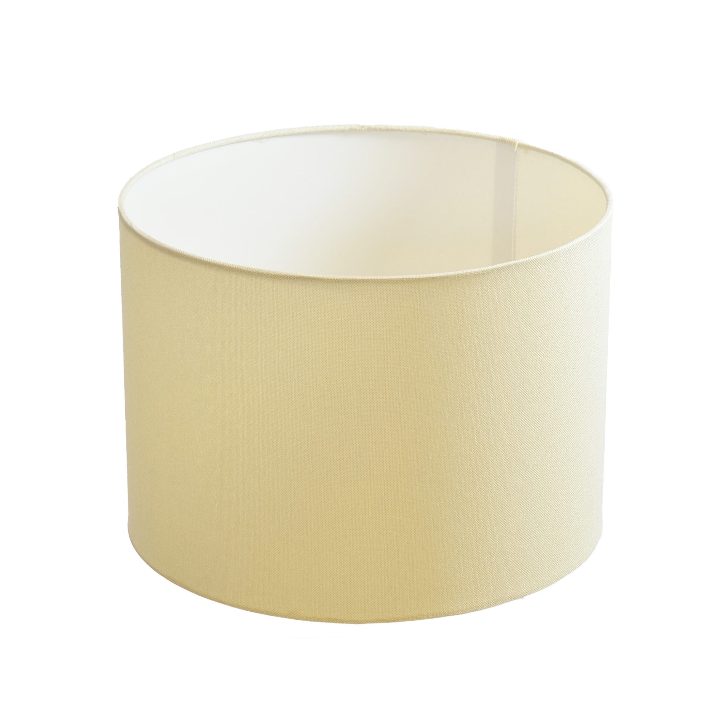 B&S Lampenschirm Lampenschirm Ø 20 x 15 cm creme Zylinderförmig günstig online kaufen