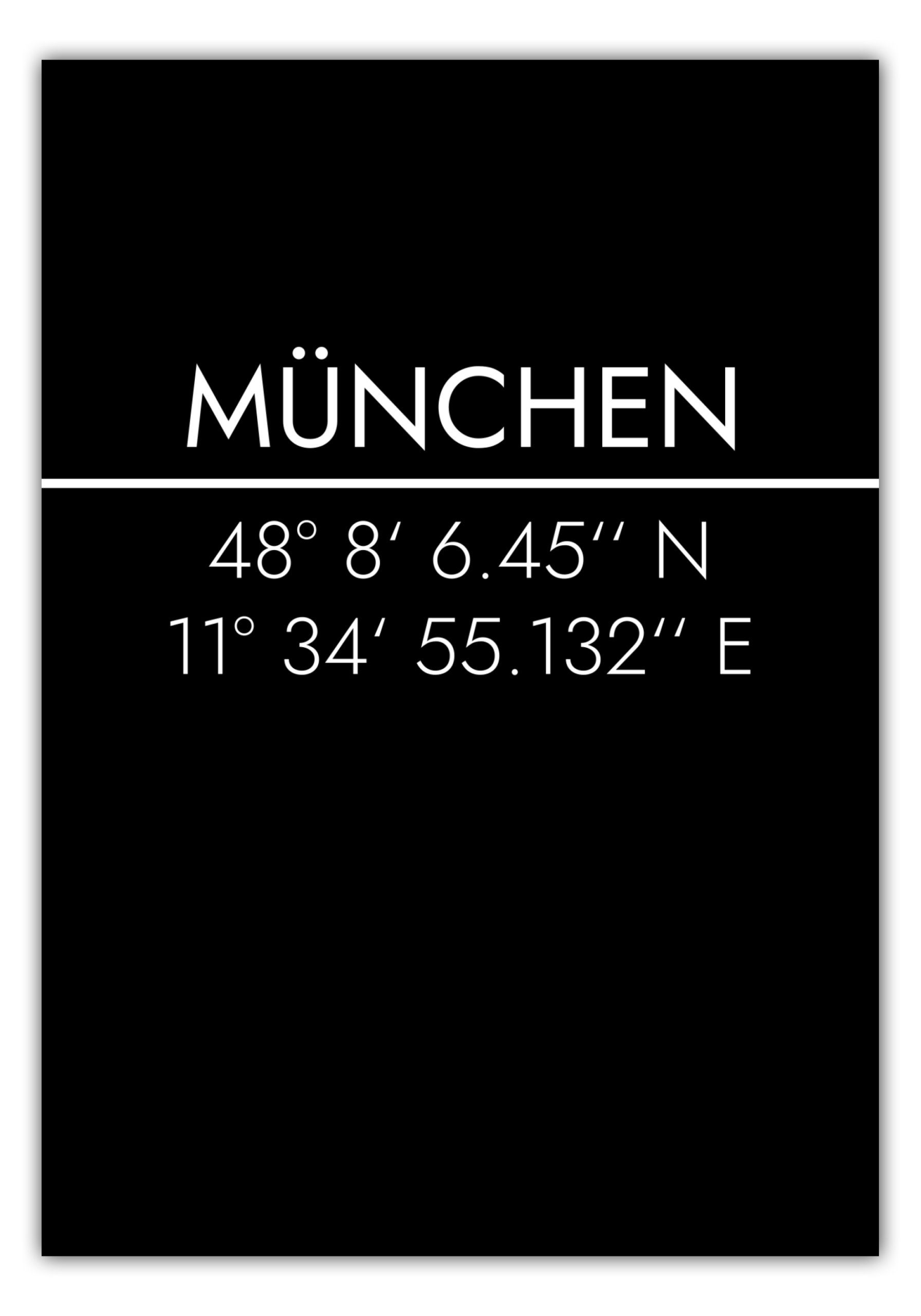 MOTIVISSO Poster München Koordinaten #2