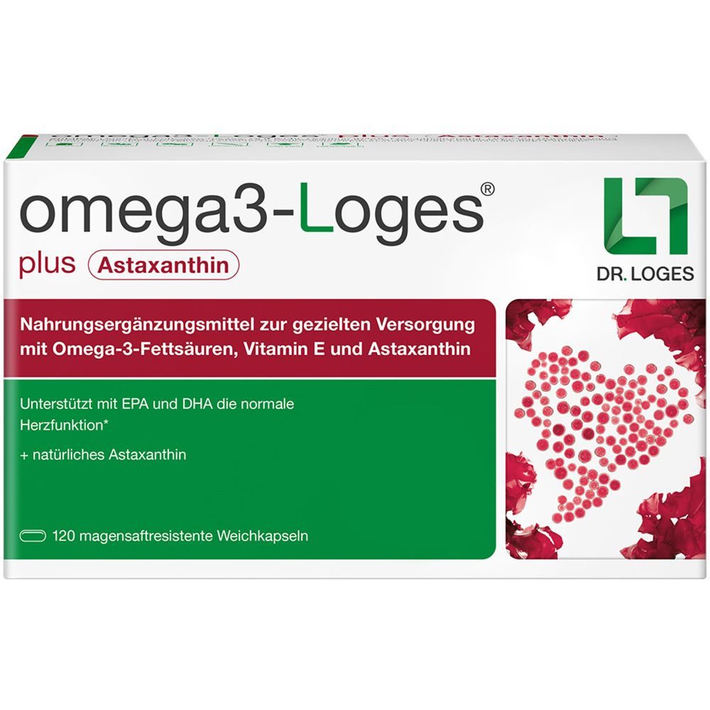 Dr. Loges + Co. GmbH OMEGA3-LOGES plus Kapseln Kapseln, 120 St.