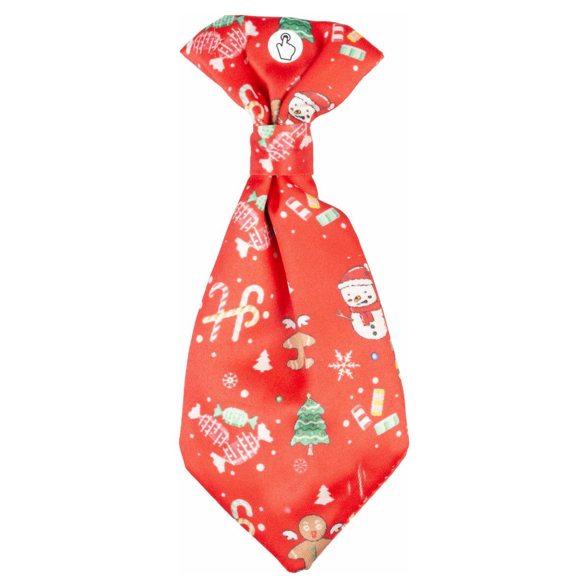 DUVO+ Hundefliege Xmas Flash LED Krawatte rot