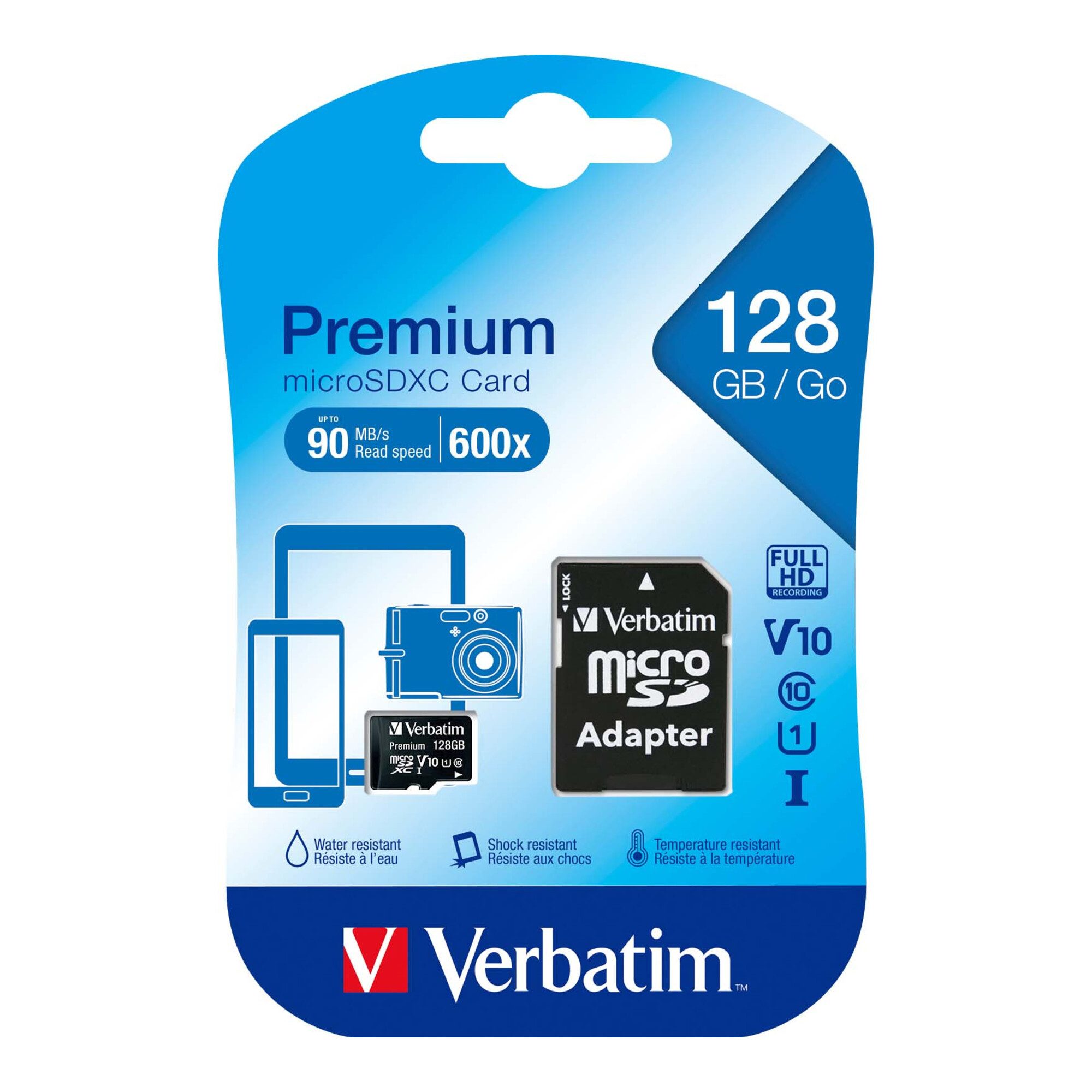 Verbatim Wagenheber Verbatim microSDXC Card 128GB Premium,Class10,U1 44085