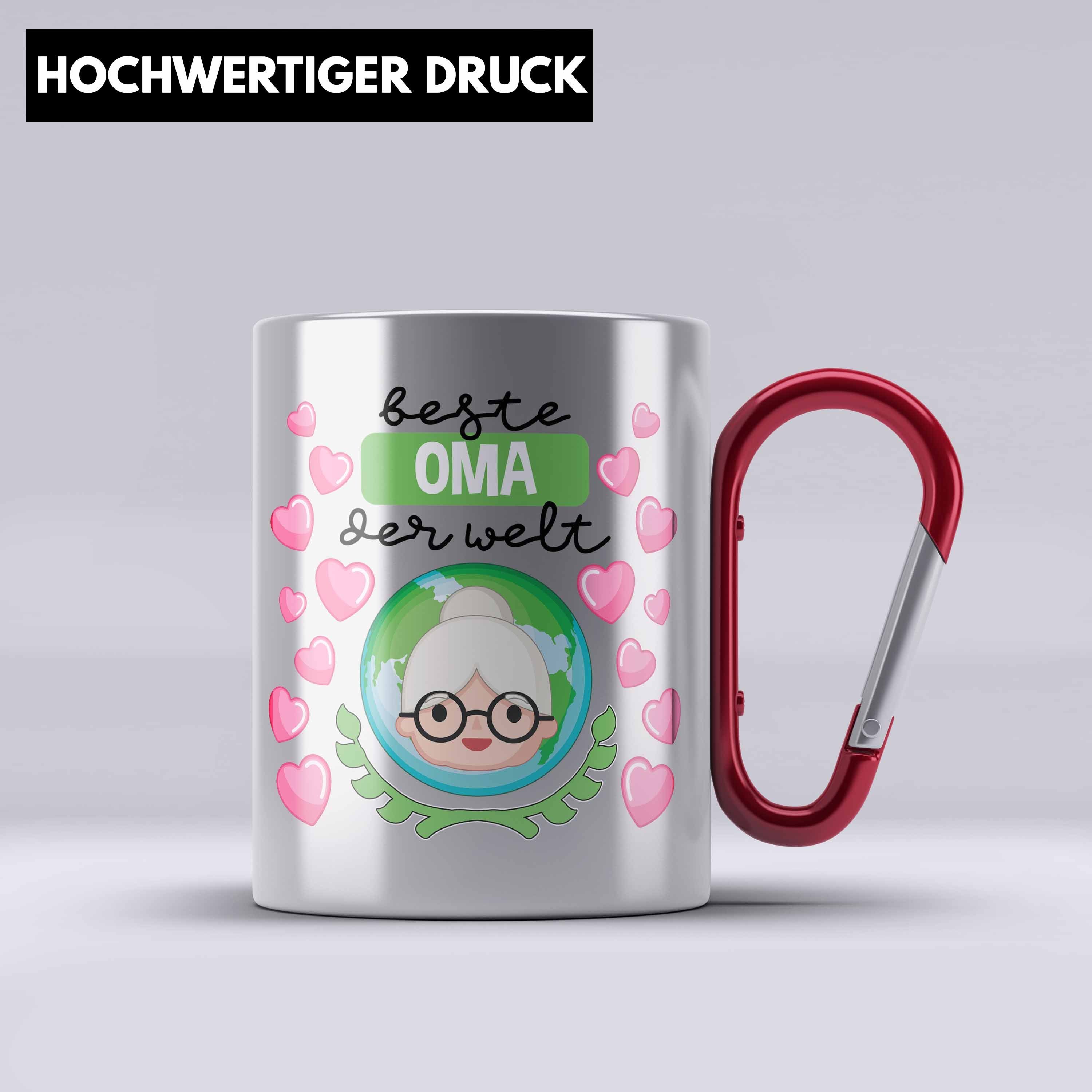 Der Geschenk E Die Rot Tasse Trendation Oma Beste Edelstahl Thermotasse Für Geschenkidee Von Welt