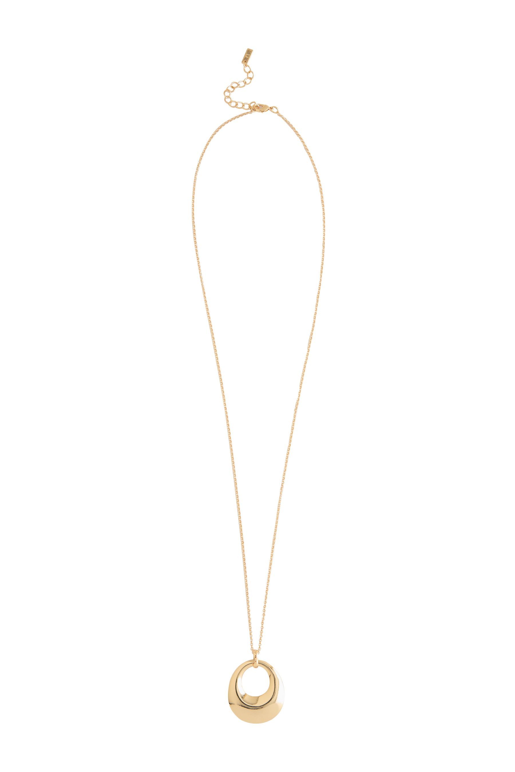 Next Lange Kette Lange Halskette mit offenem Kreisanhänger (1-tlg) günstig online kaufen