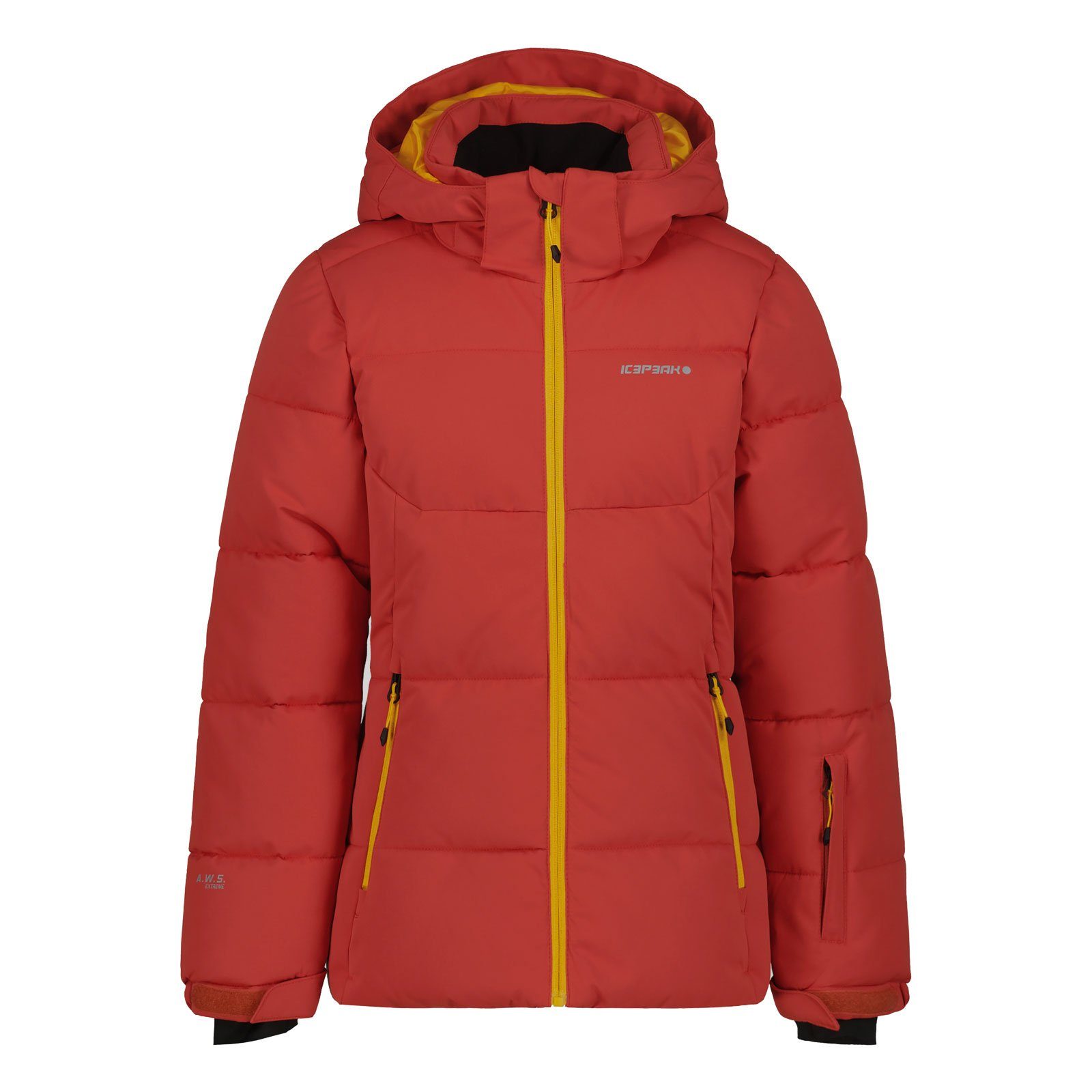 Icepeak Skijacke Loris Schneefang 660 mit cranberry verstellbarem