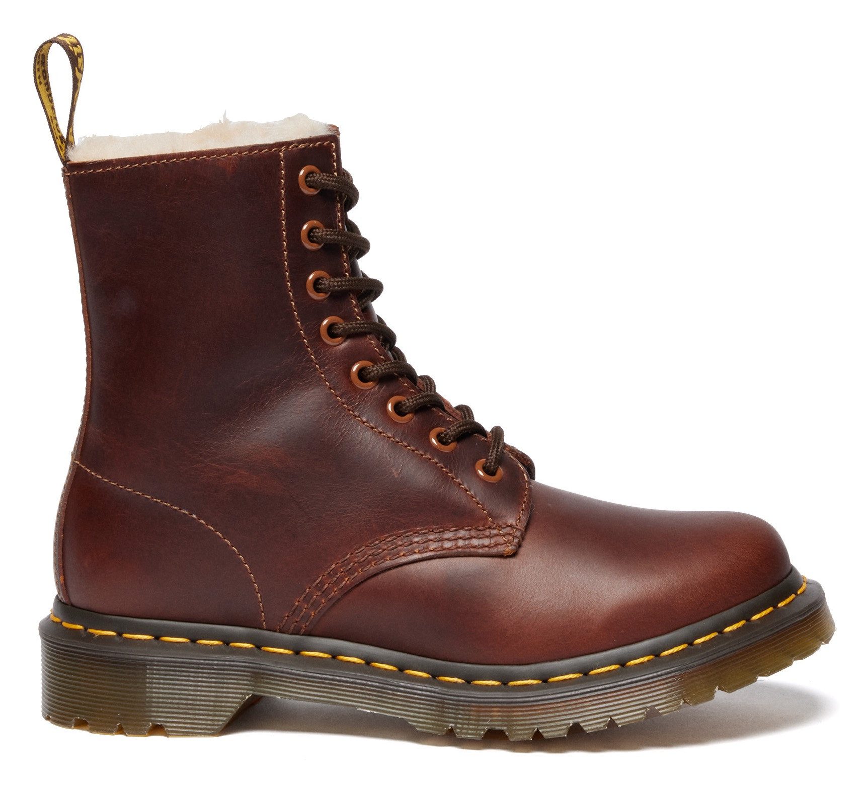 DR. MARTENS 1460 Serena Schnürboots Chunky Boots, Plateau Schuh, Boots mit Warmfutterausstattung – Bild 5 von 5