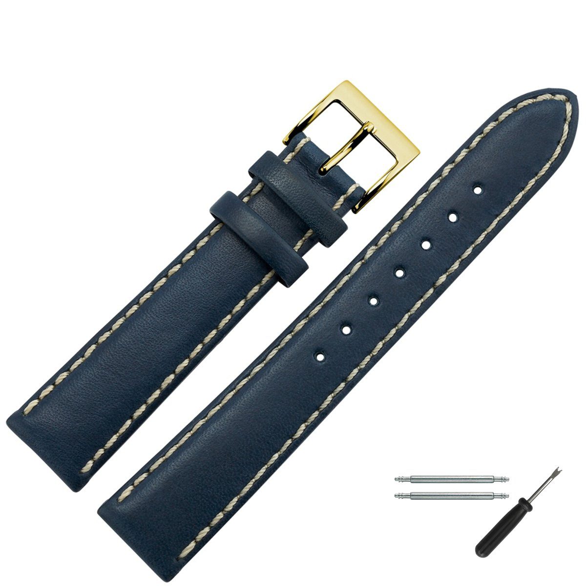 Uhrenarmband 22mm Leder