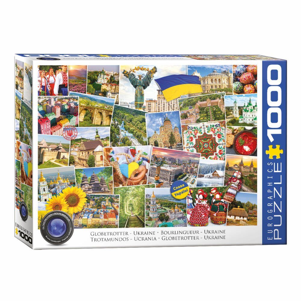 EUROGRAPHICS Puzzle Globetrotter - Ukraine, 1000 Puzzleteile