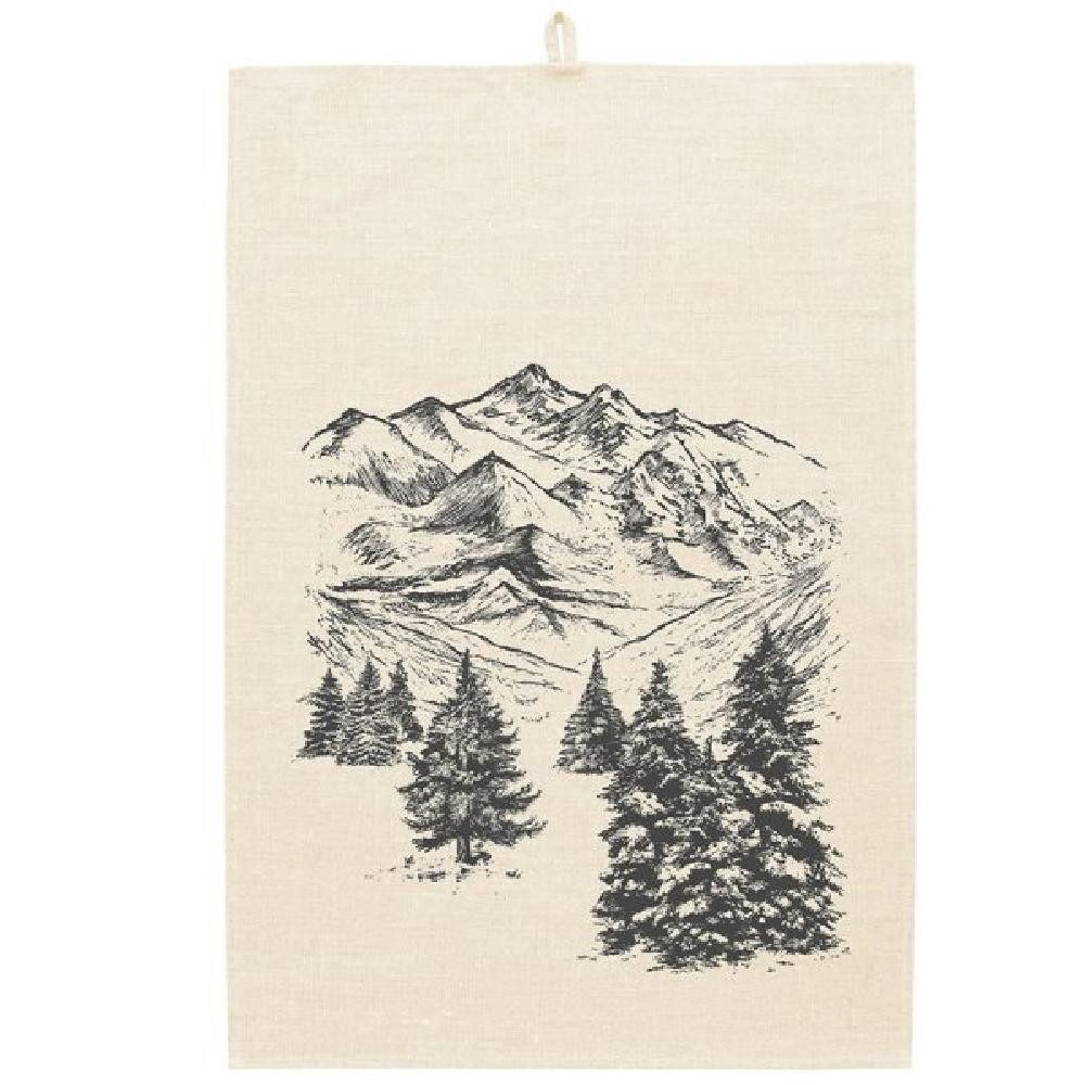 Frohstoff Geschirrtuch Geschirrtuch Bergland Pine Anthrazit