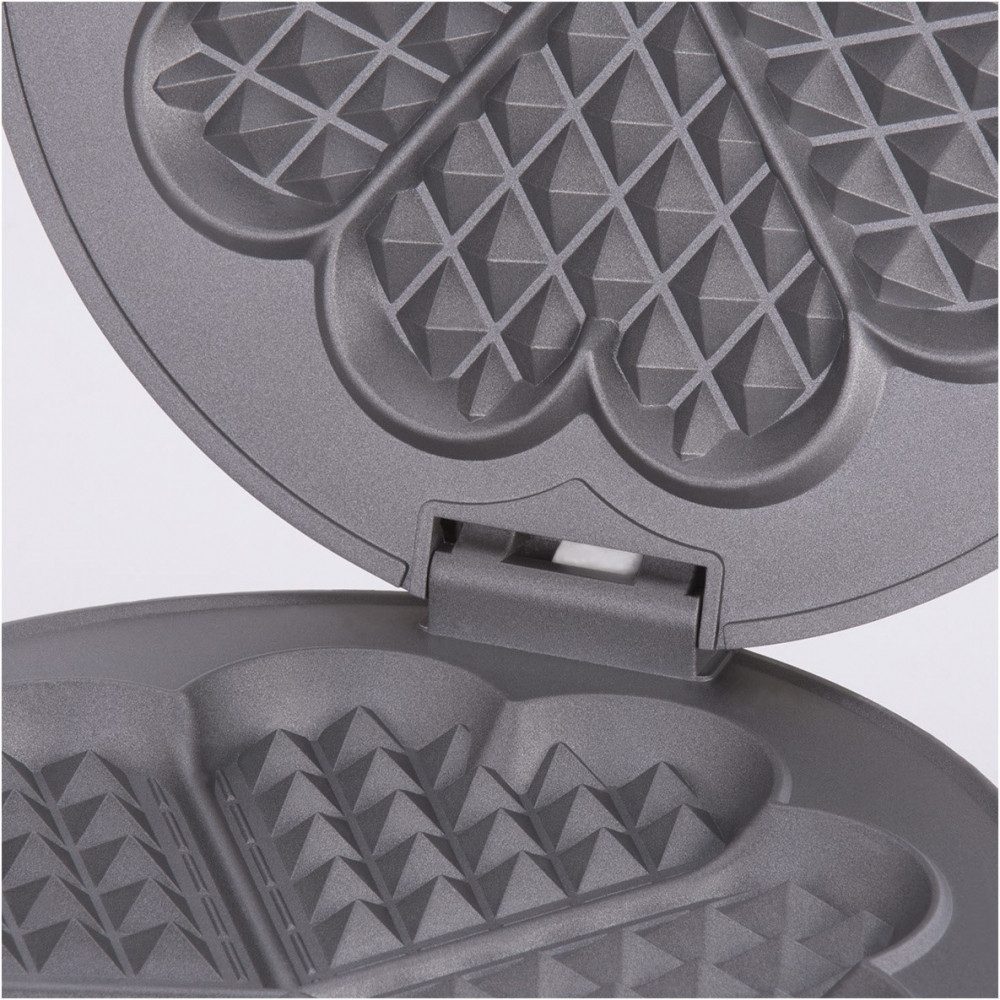 Cloer Waffeleisen Cloer 185 Waffelautomat chrom mit Temperaturregelung., 930.0 W