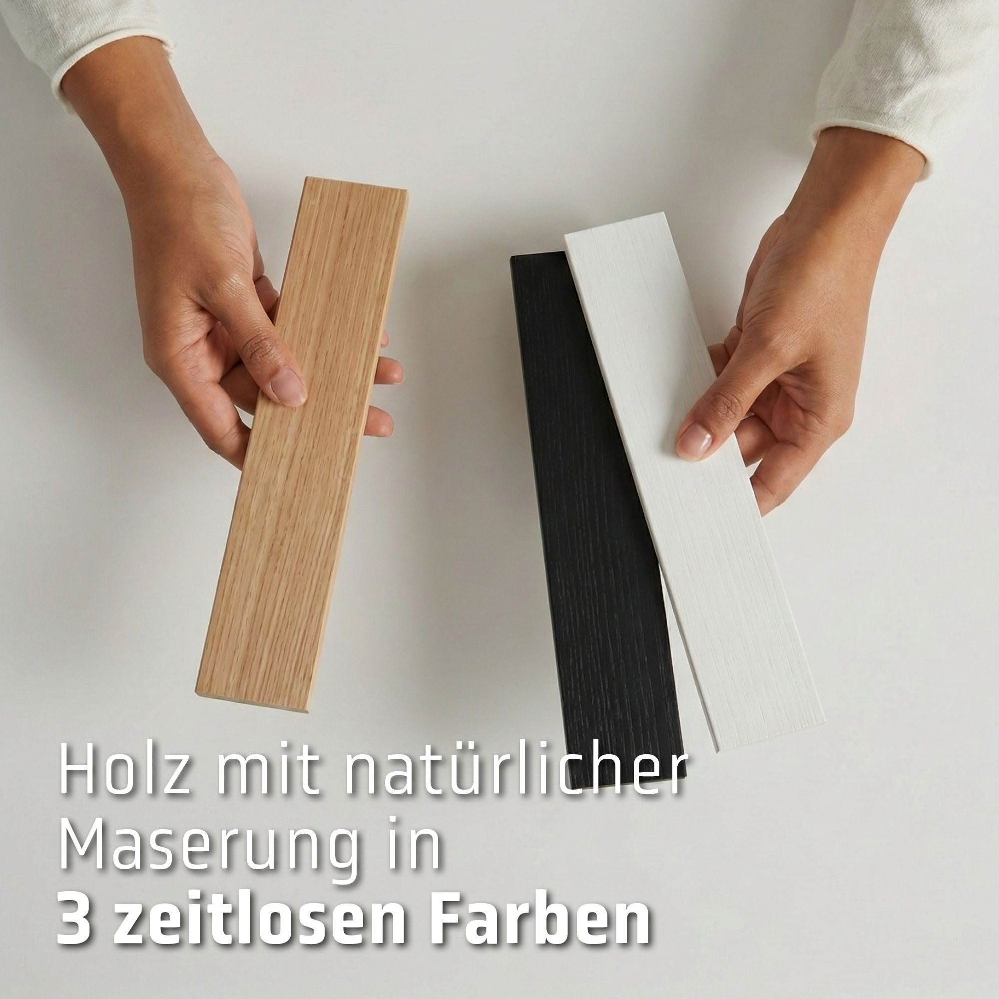 Cocoon Home Jalousie Holzjalousie 50mm Lammelen, Holz Jalousie in Breiten von 50 bis 240 cm, Halterung, Bohren, Echtholz, Bohrmontage, Innenjalousie 50 x 130 -  – Bild 5 von 5