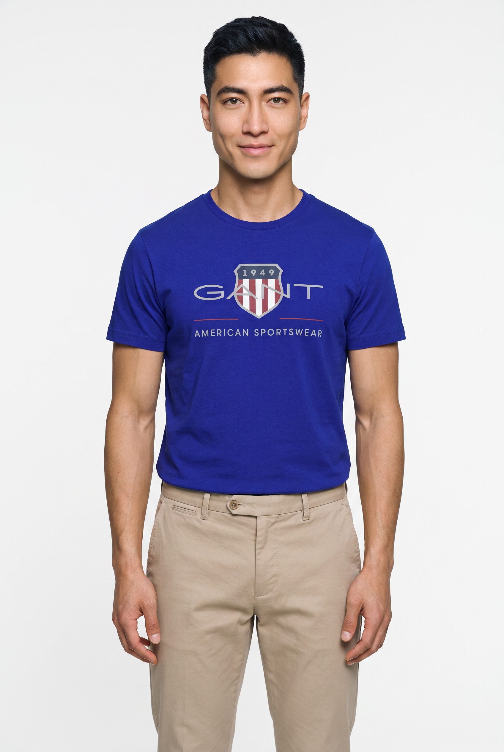 Gant T-Shirt REG ARCHIVE SHIELD SS T-SHIRT mit Logodruck auf der Brust