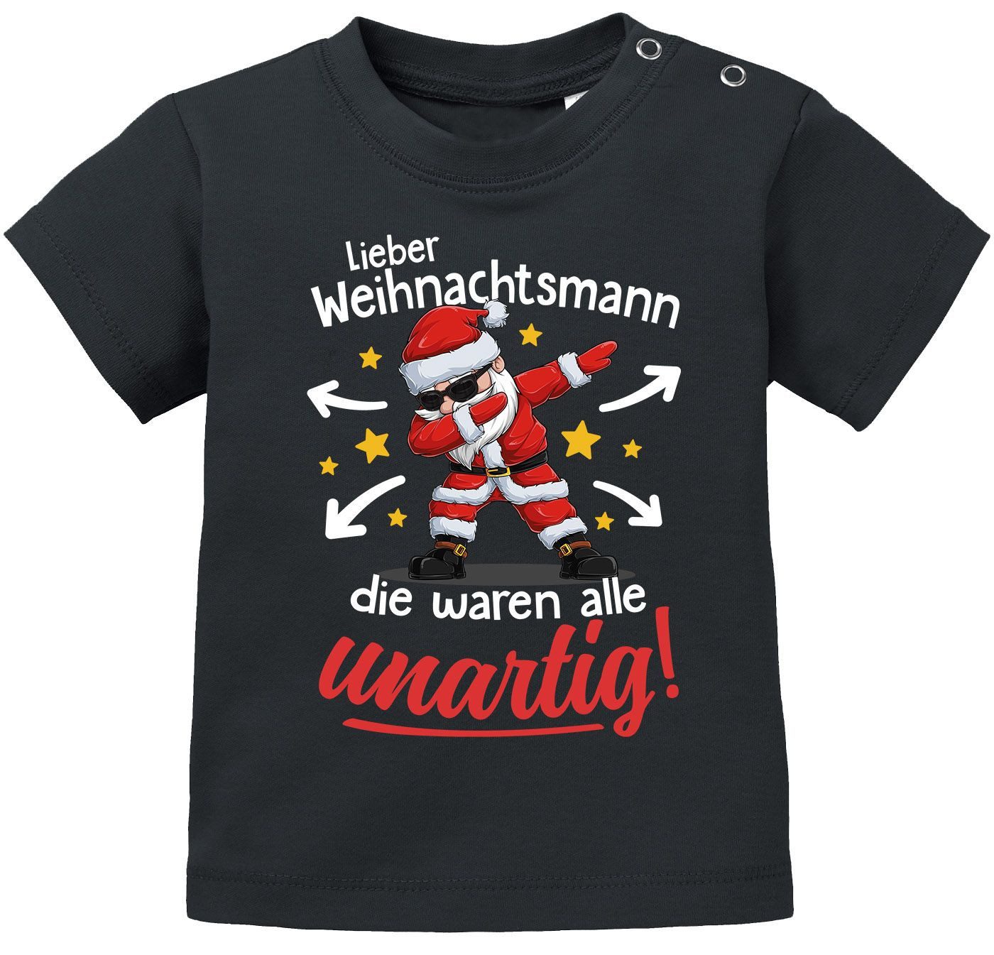 Print-Shirt Baby Shirt kurzarm Weihnachten XMAS Spruch Lustig Die waren allle