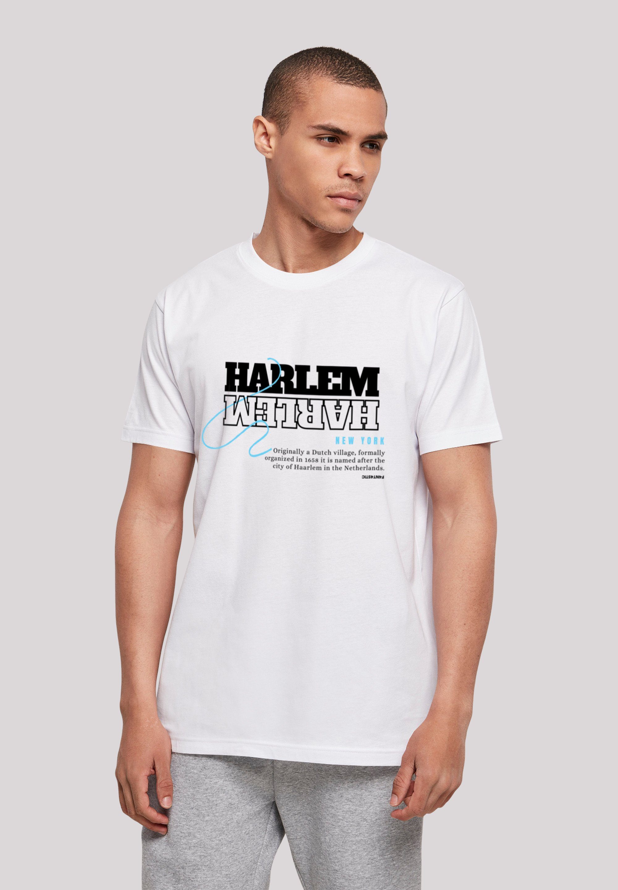 F4NT4STIC T-Shirt Harlem TEE UNISEX Print