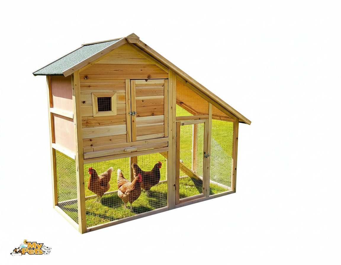 BruKa Hühnerstall CROSSI XXL Kleintiergehege Hühner Geflügelstall Gehege