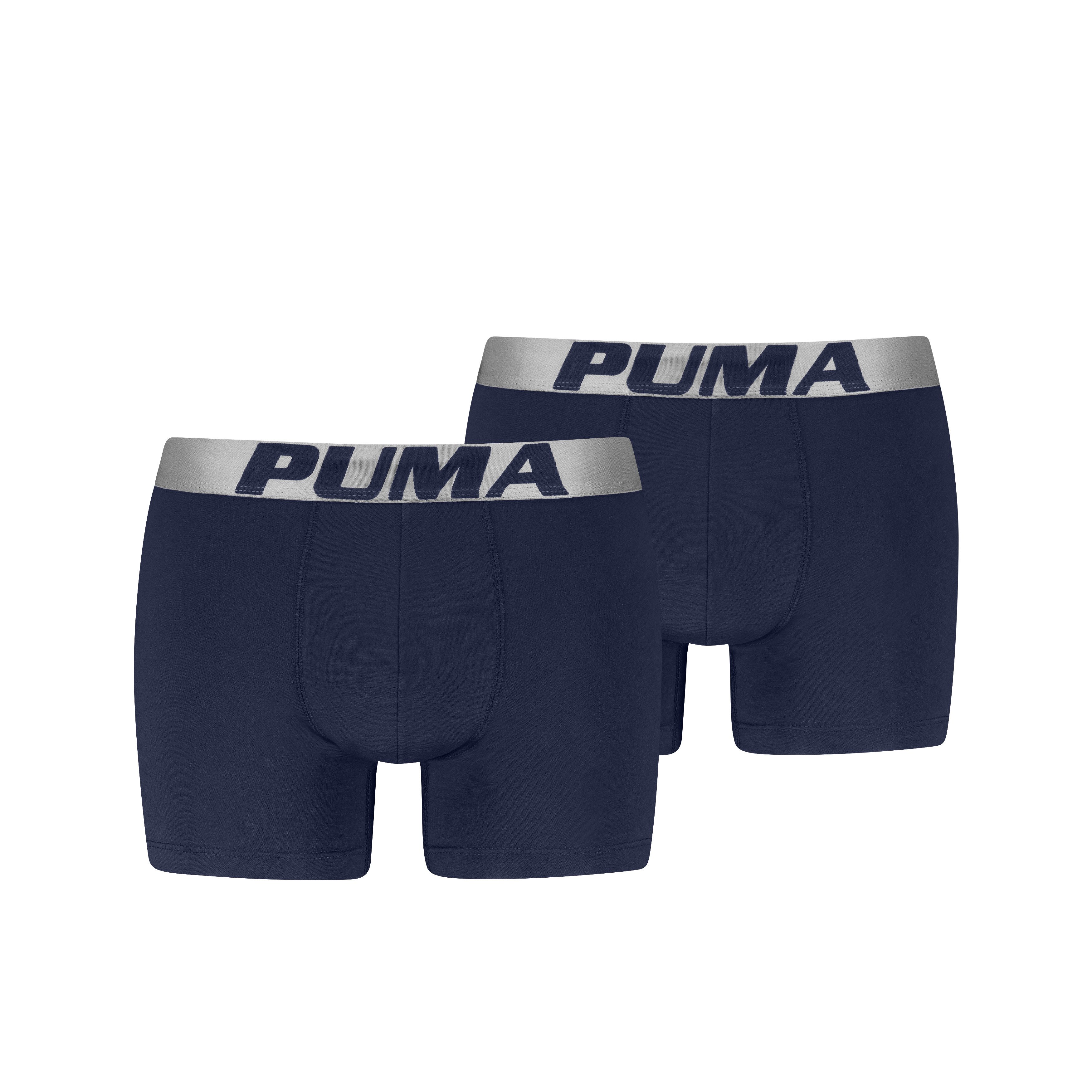 PUMA Boxershorts PUMA MEN SHINE ELASTIC BOXERS (2er Pack)