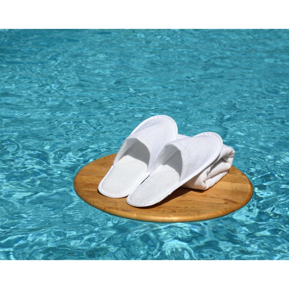 elasto Slipper "Comfort" weiß Slipper