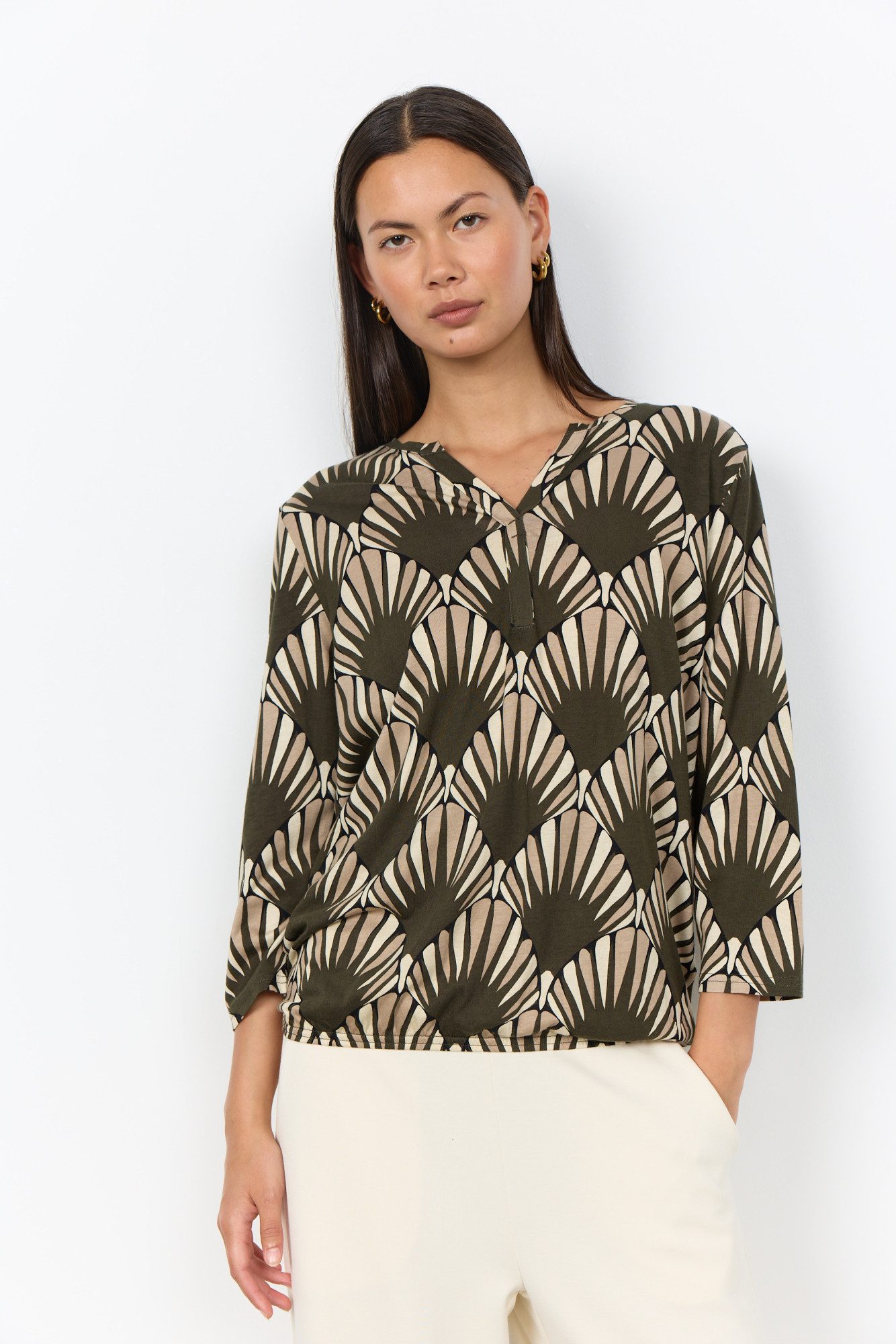soyaconcept Shirtbluse SC-FELICITY AOP 555 Baumwollmischung