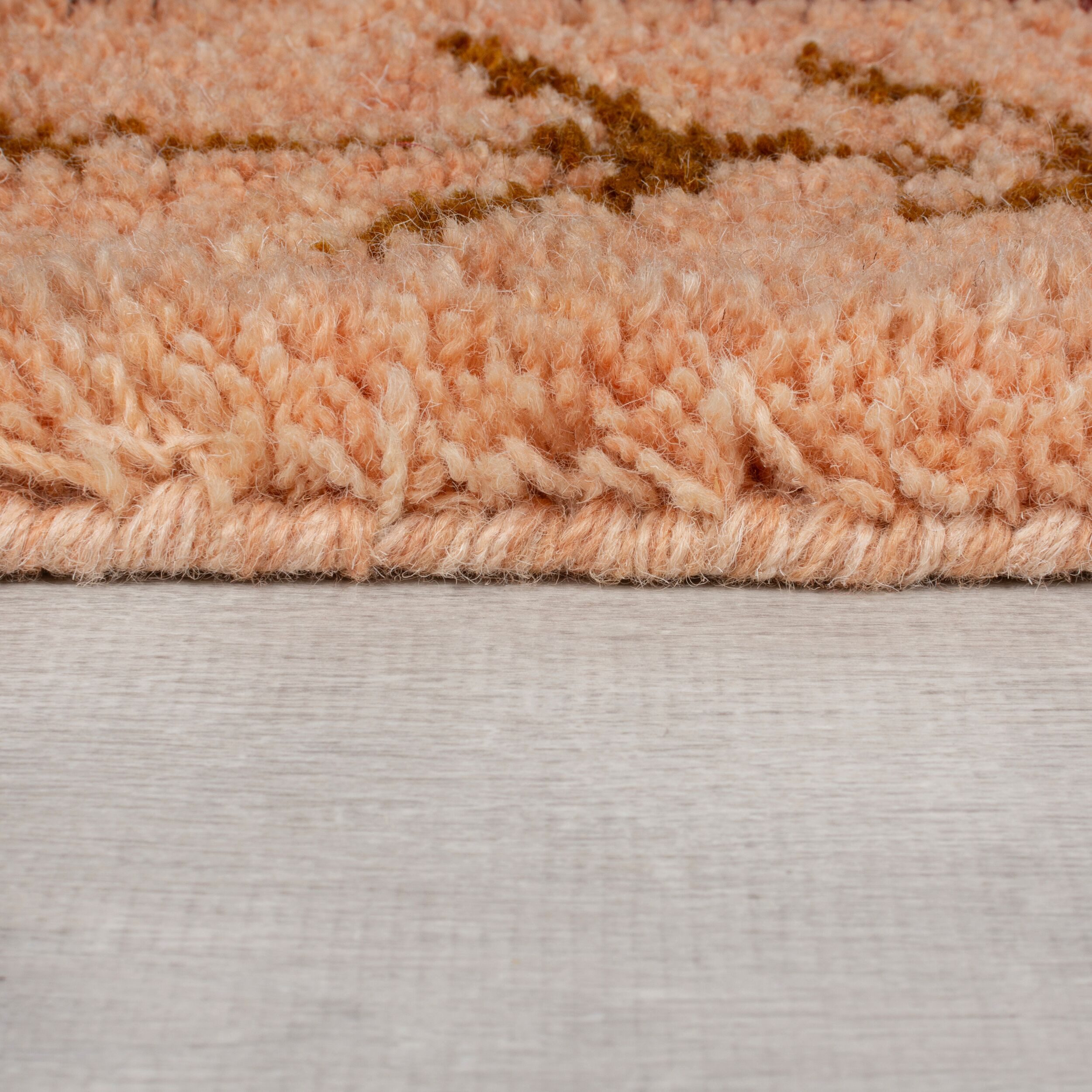 FLAIR RUGS Wollteppich Sahara Shaggy, rechteckig, Höhe: 25 mm, Sahara Shaggy Teppich aus Berberwolle – Bild 2 von 3