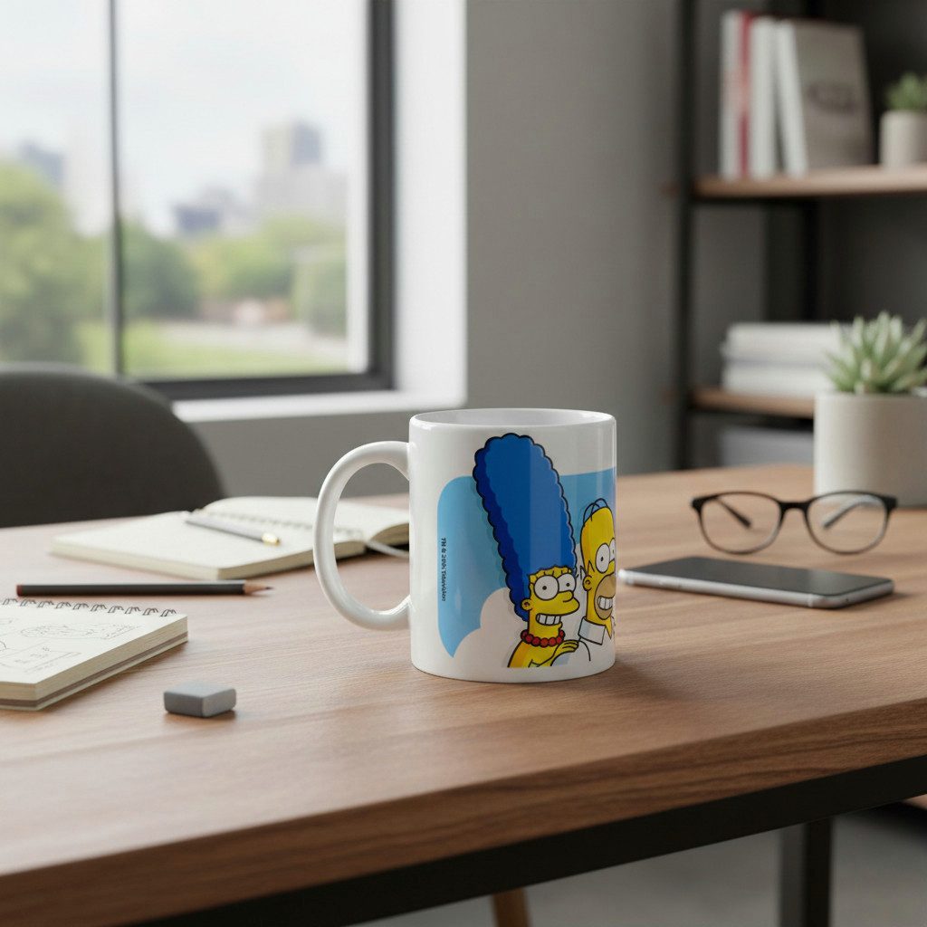 The Simpsons Tasse Die Simpsons Homer Lisa Teetasse Tasse Kaffeetasse Geschenkidee, Keramik