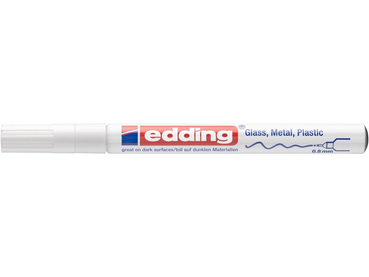 edding Lackmarker Edding 780 4-780-9-049 Lackmarker Weiß 0.8 mm – Bild 2 von 3
