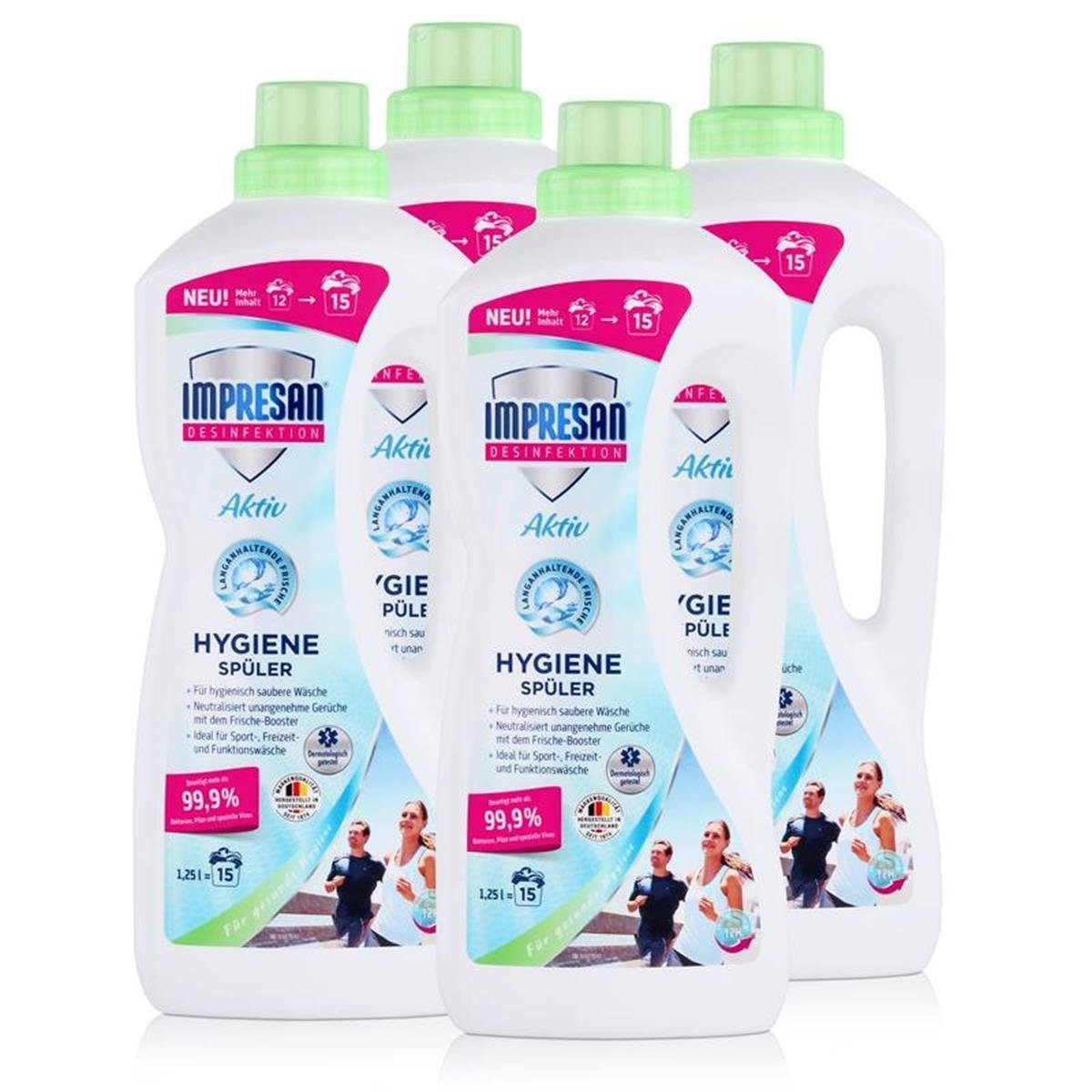 Impresan Sportwäsch 1,25L Desinfektion IMPRESAN - Hygienespüler Spezialwaschmittel Ideal Aktiv für