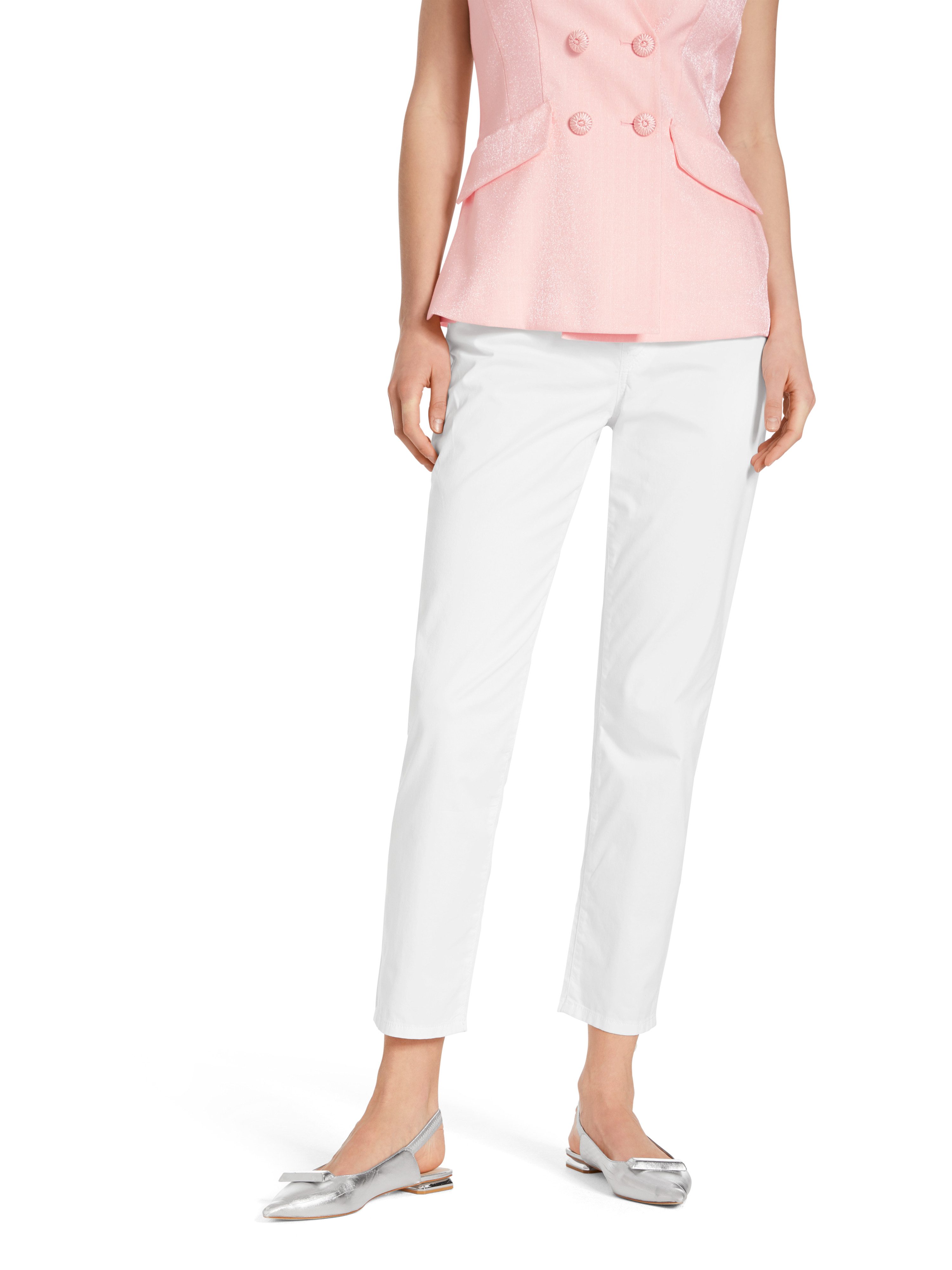 Marc Cain 5-Pocket-Hose "Pants Pastel Icecream" Premium Damenmode 5-Pocket-Hose SILEA – 7/8-lang