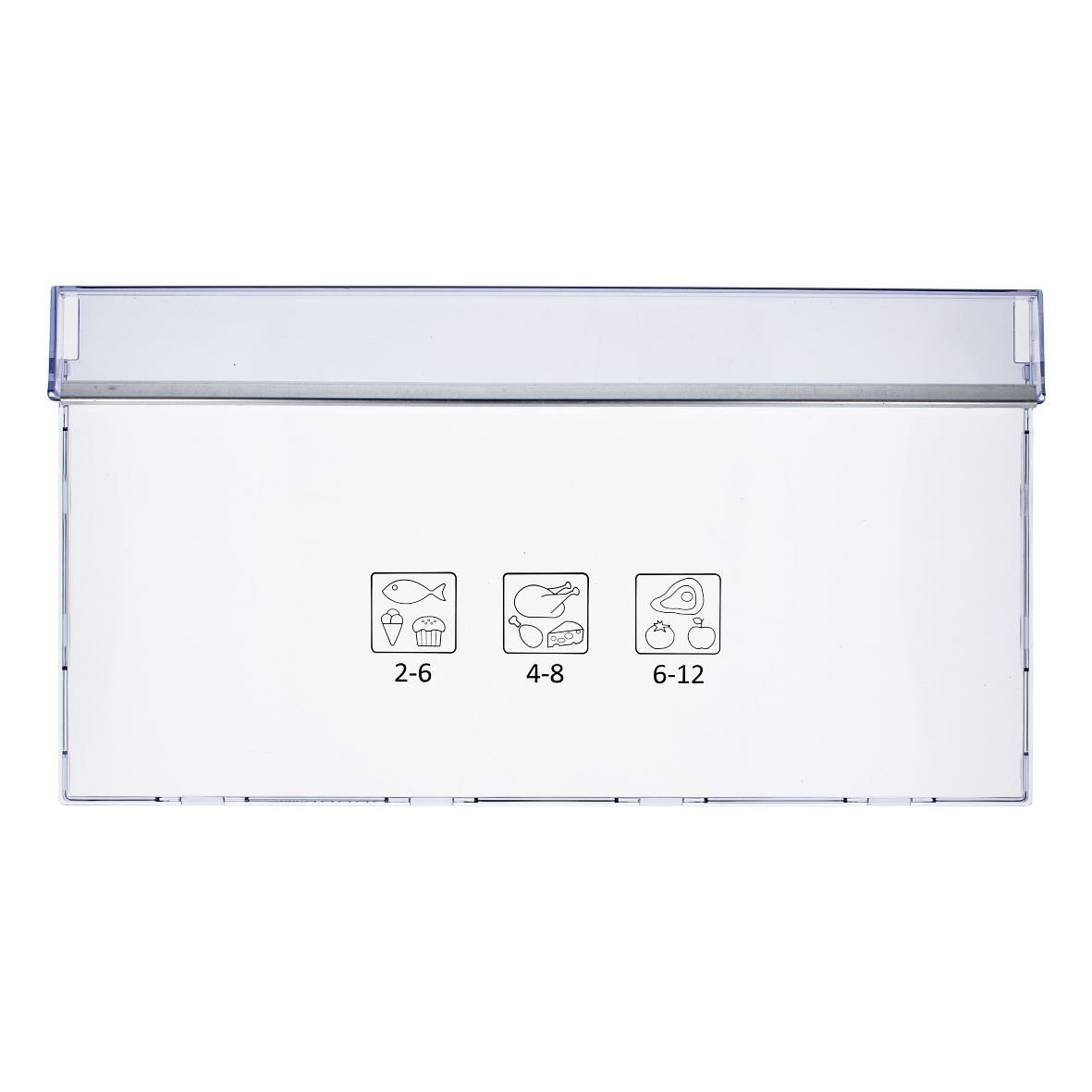 easyPART Schublade wie Beko 4636510200 Gefrierschubladenblende unten, Kühlschrank / Gefrierschrank