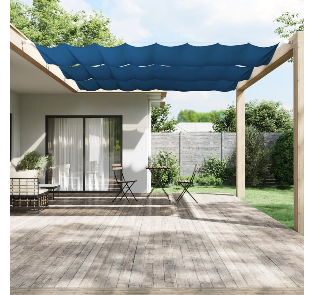 Thumbnail - vidaXL Senkrechtmarkise Sichtschutz Windschutz Blau 140x420 cm Oxford-Gewebe