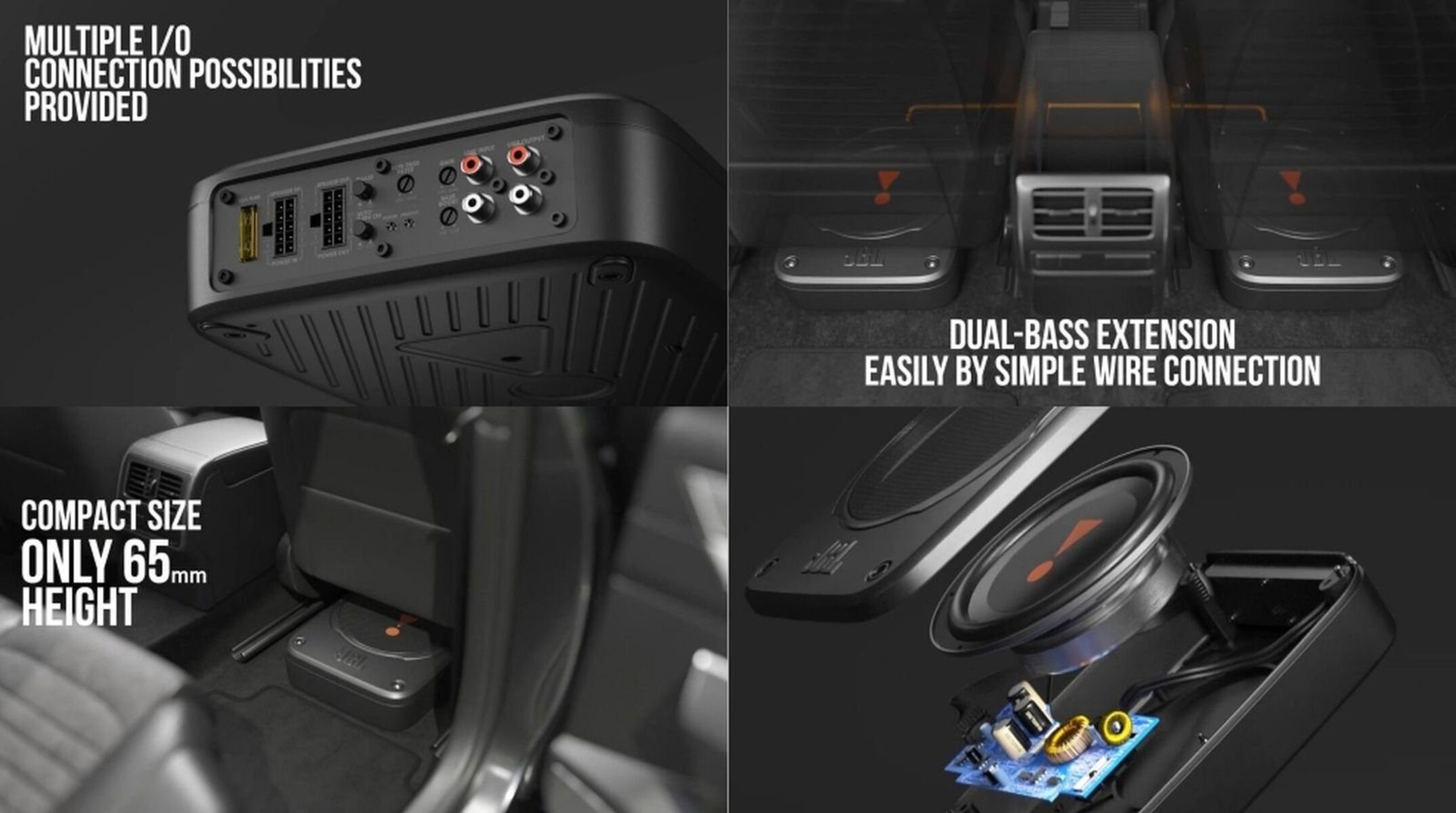 JBL Bass Pro Lite Aktiv-Subwoofer Auto-Subwoofer (100 W, max.: W cm)