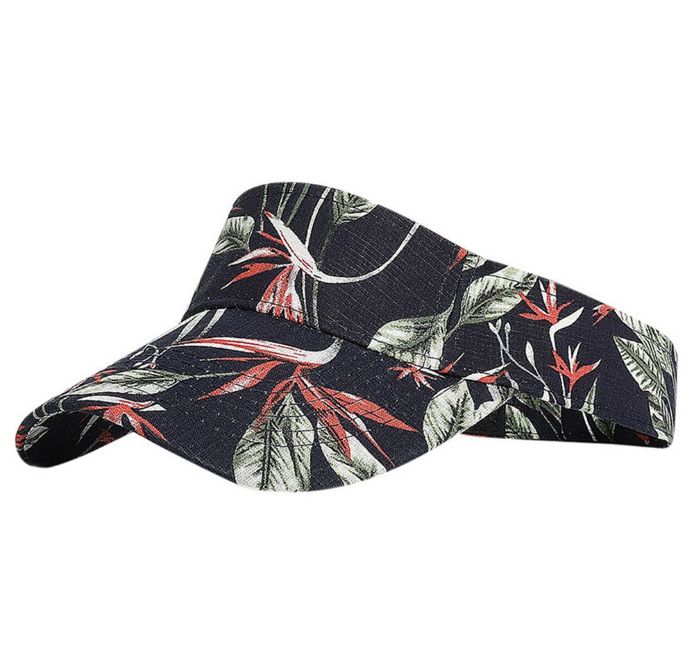 Zaewry Baseball Cap Sonne Schirmmütze Frauen Männer Sonnenschutz Kopf Sonnenkappe Print Blume Leicht Faltbar Schnell Trocknend Tennis Kappe