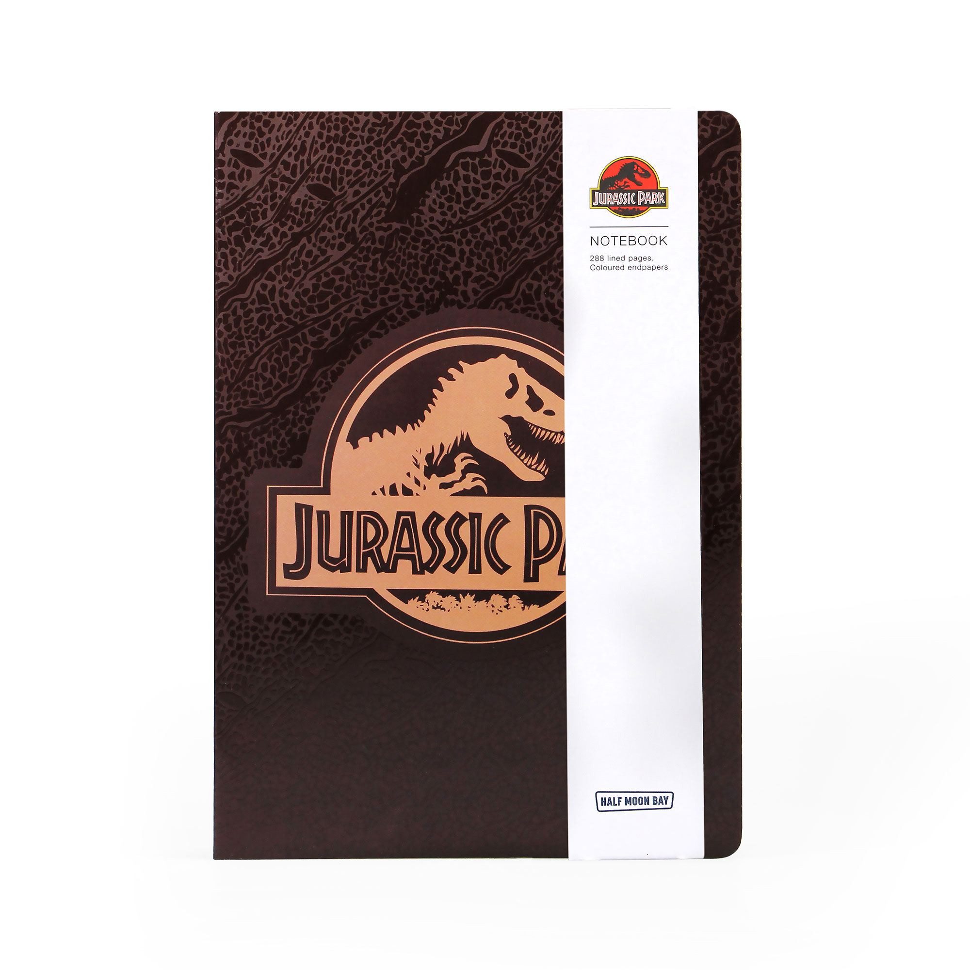 Half Moon Bay Notizbuch Jurassic Park Notizbuch Flex A5 Velociraptor, Offizielles Jurassic Park Notizbuch