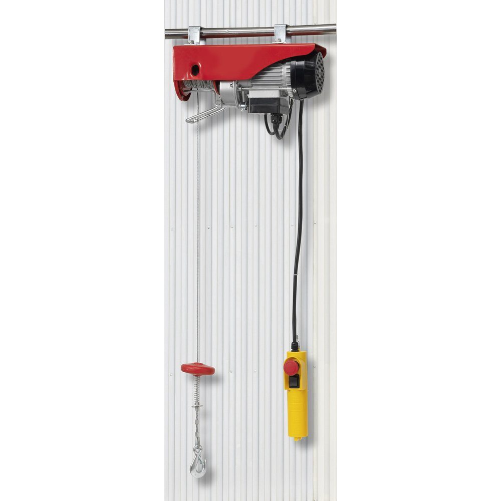 TOOLCRAFT Kettenflaschenzug TOOLCRAFT 1550315 Elektrischer Seilhebezug Tragfähigkeit (mit Umlenkro