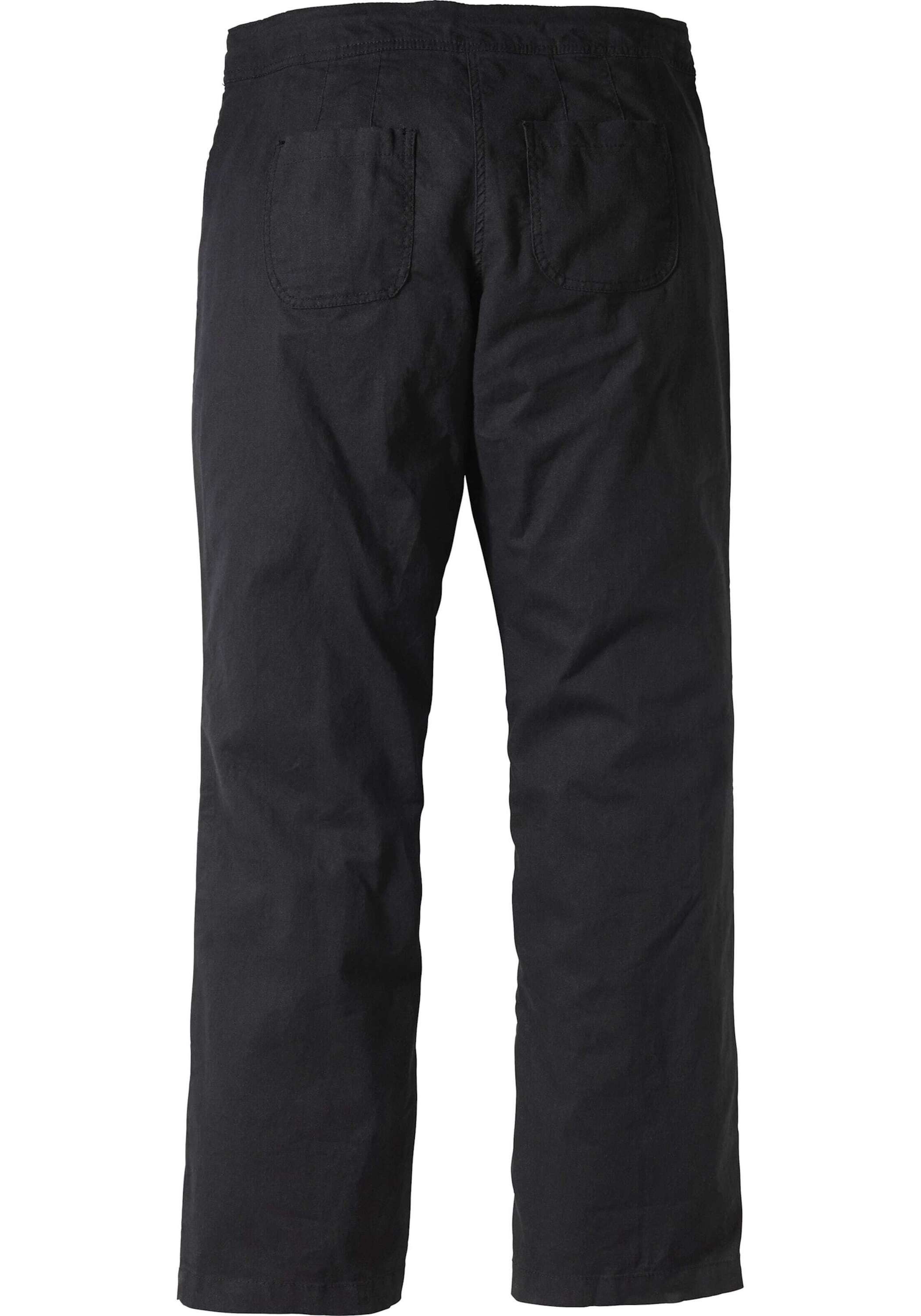 Sheego Jerseyhose Leinenhose aus angenehmen Baumwoll-Leinen-Mix