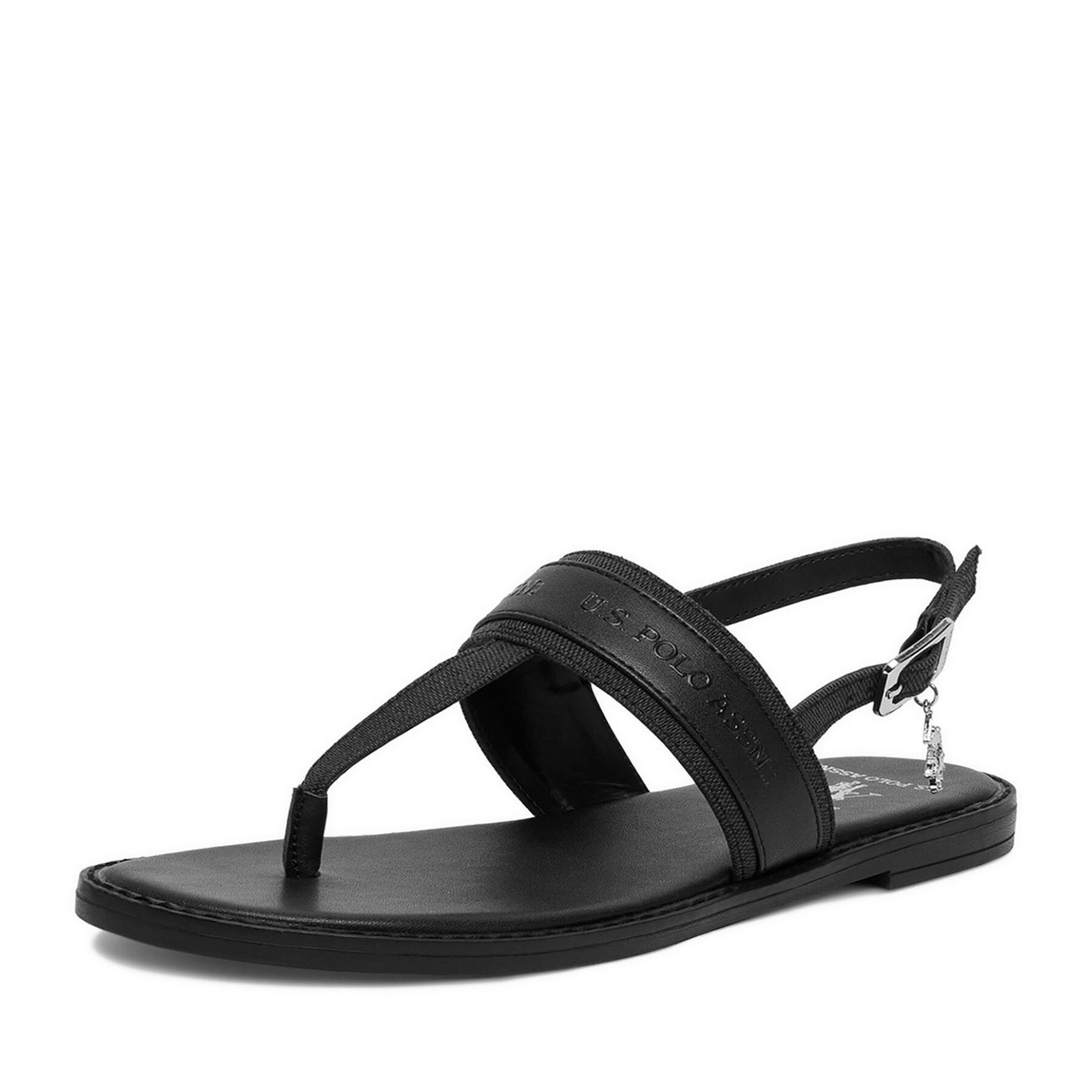 U.S. Polo Assn. US Polo Assn Damen-Sandalen Schwarz Sandale