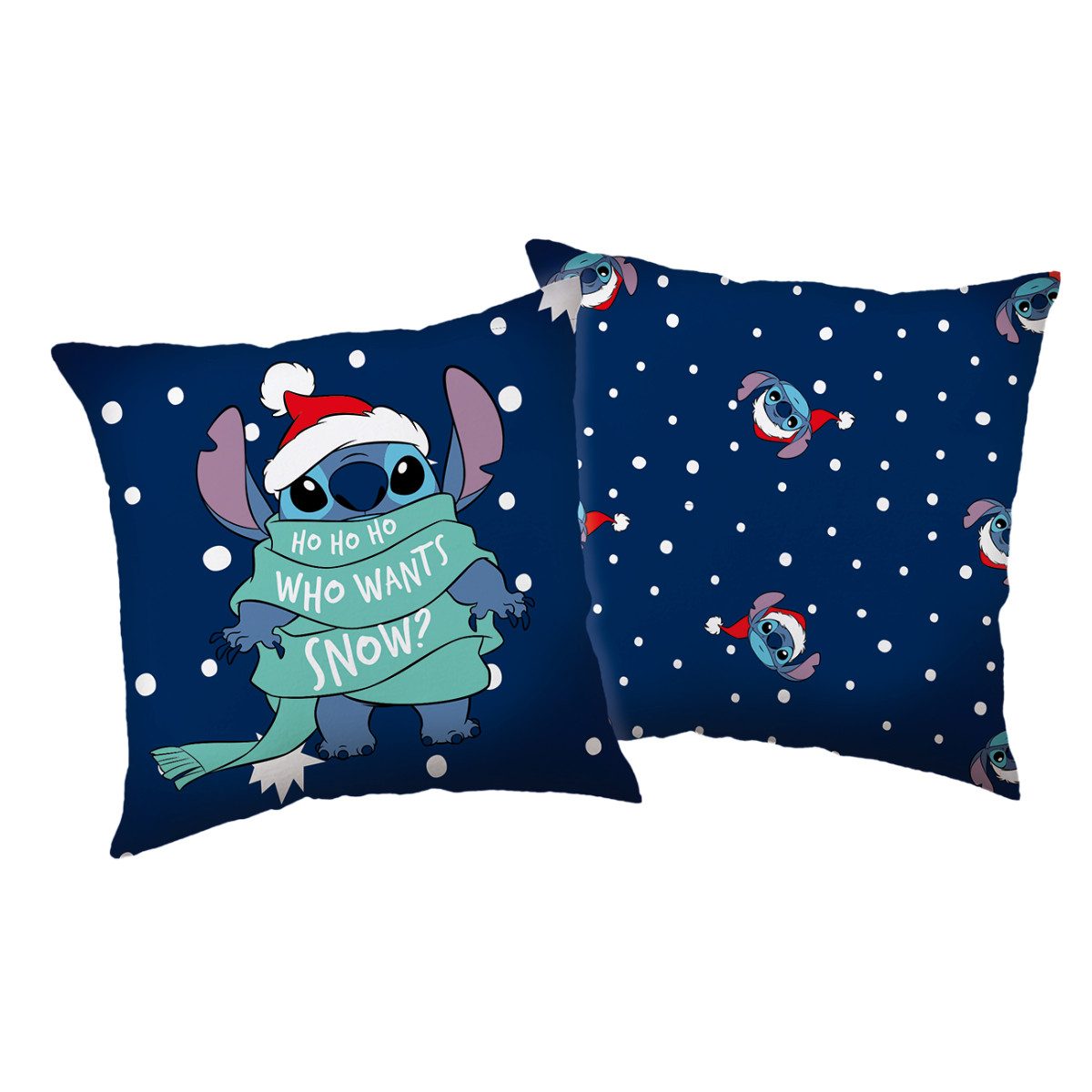 Lilo & Stitch Dekokissen Weihnachtskissen (1 Stk) 40 x 40 cm