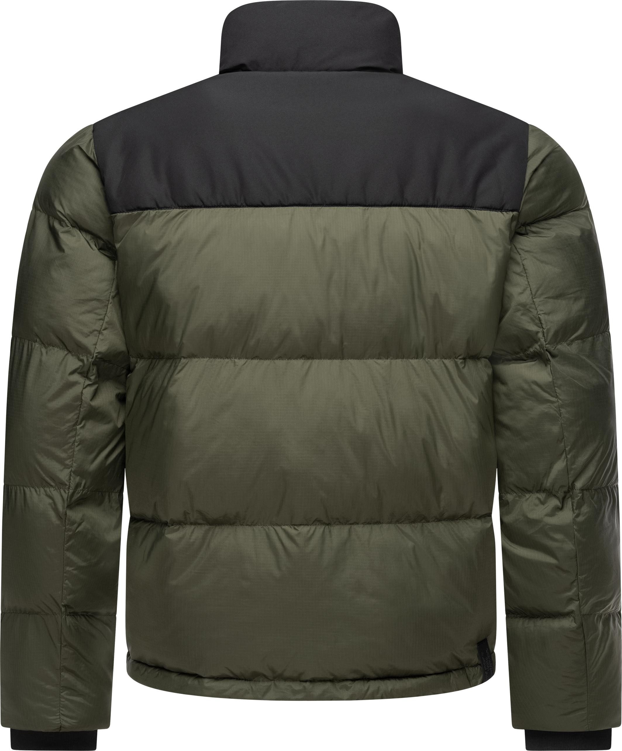 Ragwear Outdoorjacke Stafen Wasserdichte Herren Winterjacke im Retro-Look