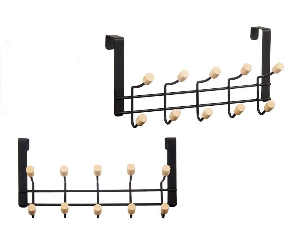 emeco Garderobenleiste Türgarderobe 10 Haken Türhaken günstig online kaufen