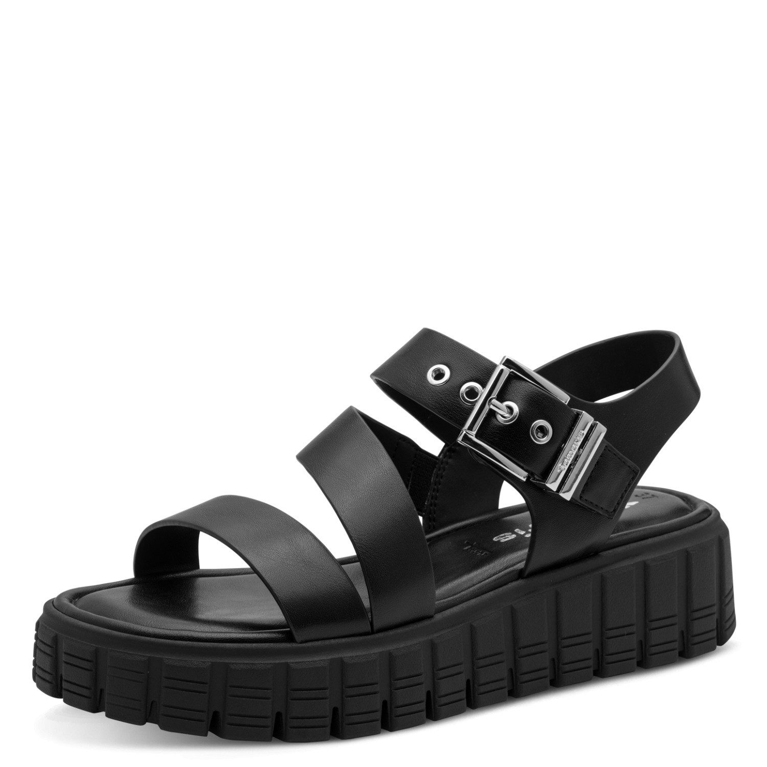 Tamaris Plateausandale Sommerschuh, Plateausandalale in veganer Verarbeitung