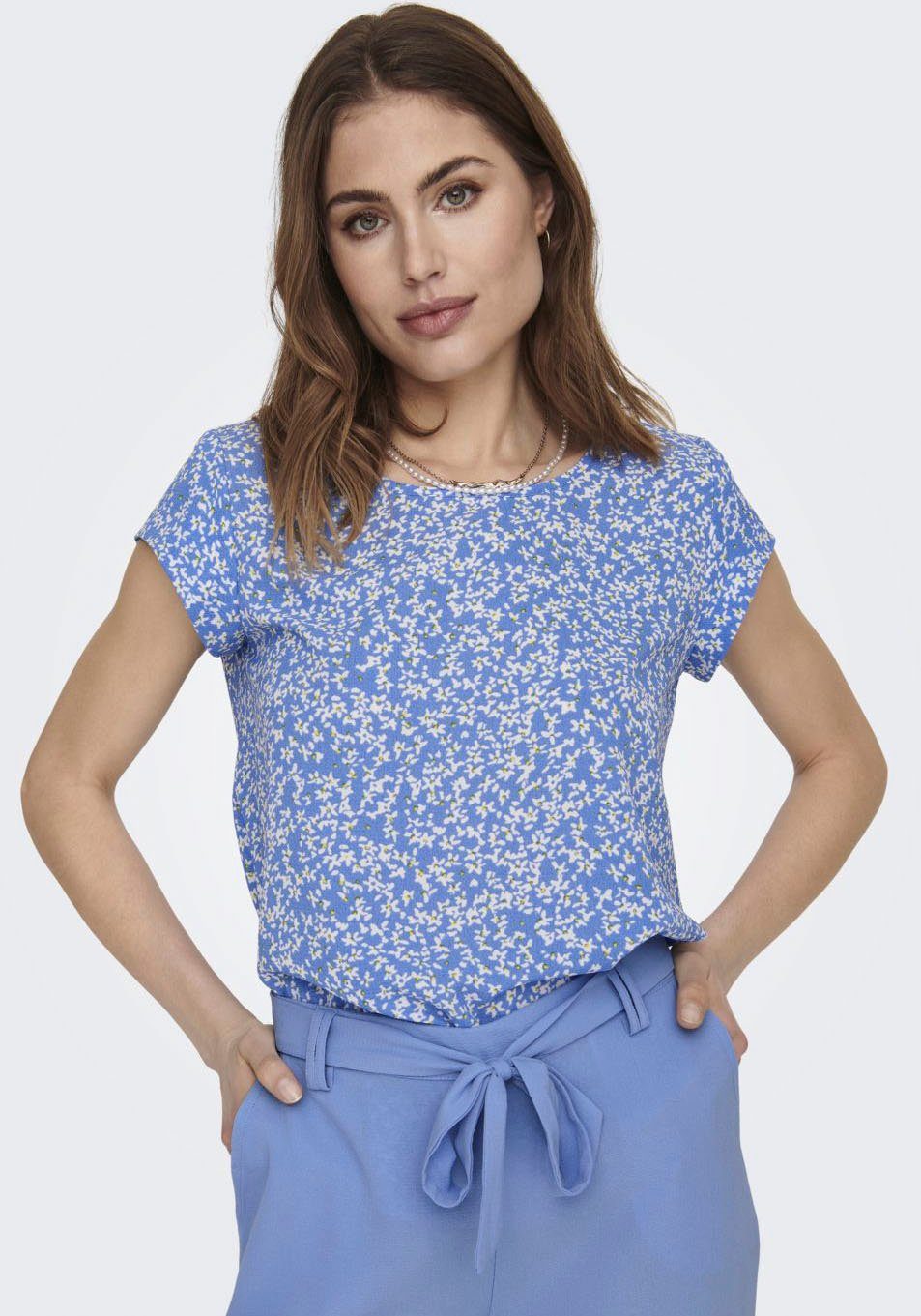 ONLY Shirtbluse ONLVIC S/S AOP TOP NOOS PTM mit Allover Druck günstig online kaufen