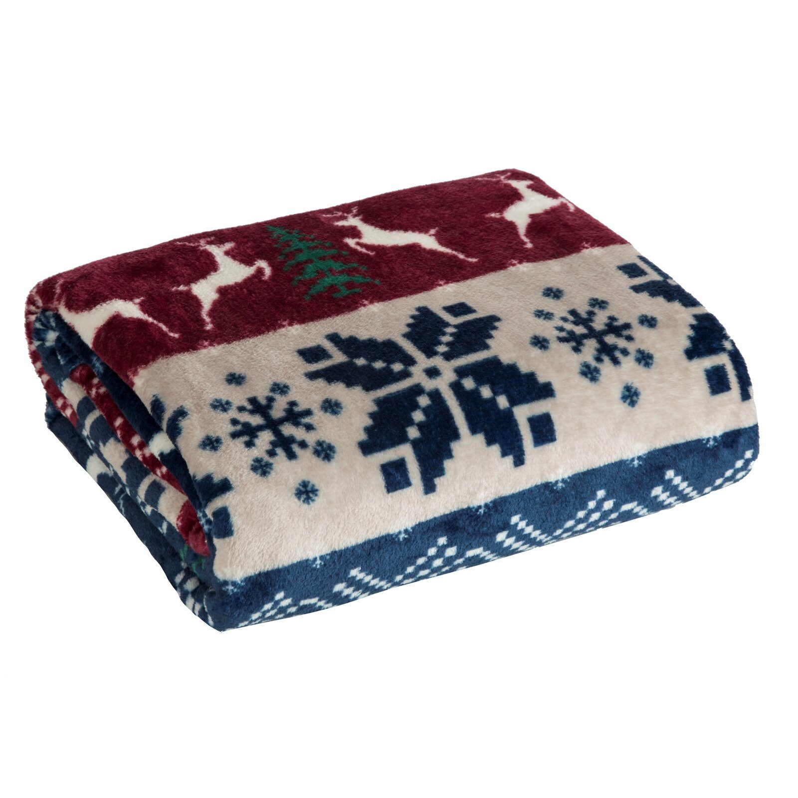Wohndecke KAROMUSTER Winterdecke, Eurofirany, karierte Decke, warm und kuschelig, Fleecedecke 150x200 cm, Sofadecke – Bild 5 von 5