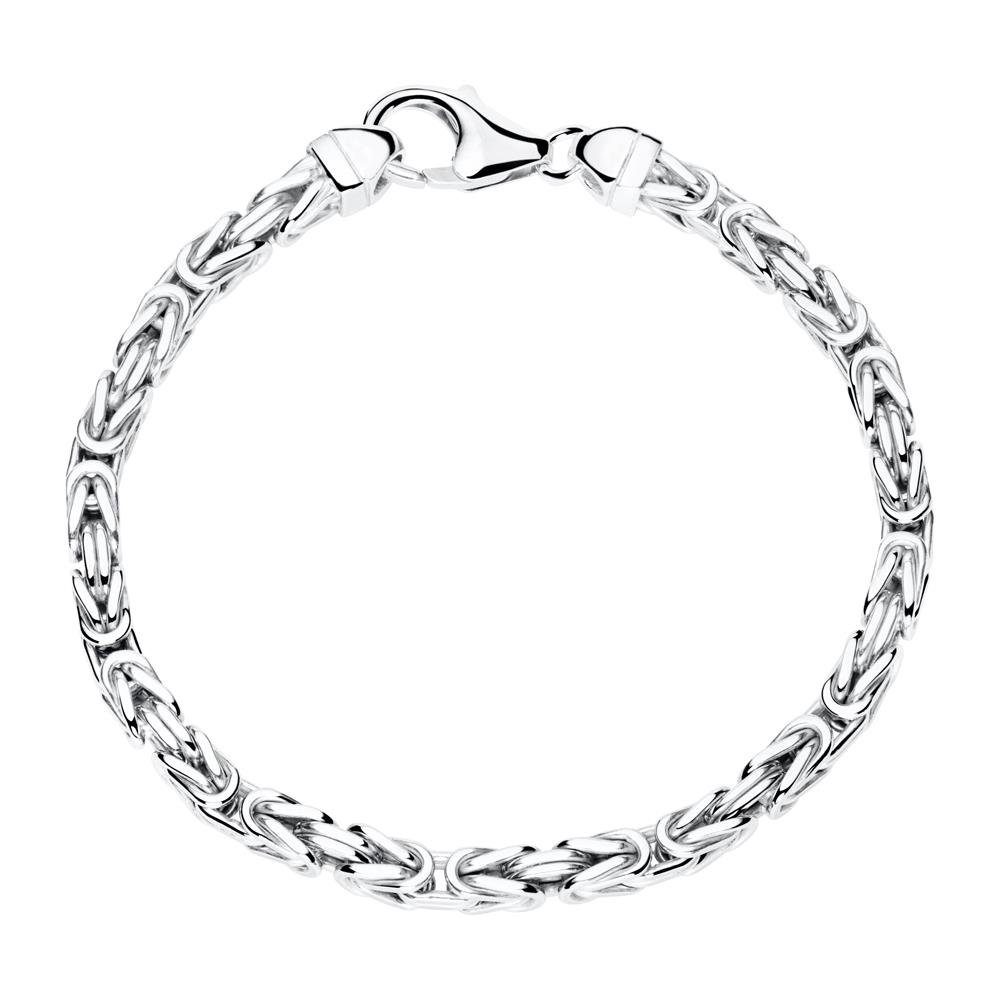 JEWLIX Königsarmband JEWLIX Armband Königskette 925 Silber rhodiniert 4mm K günstig online kaufen