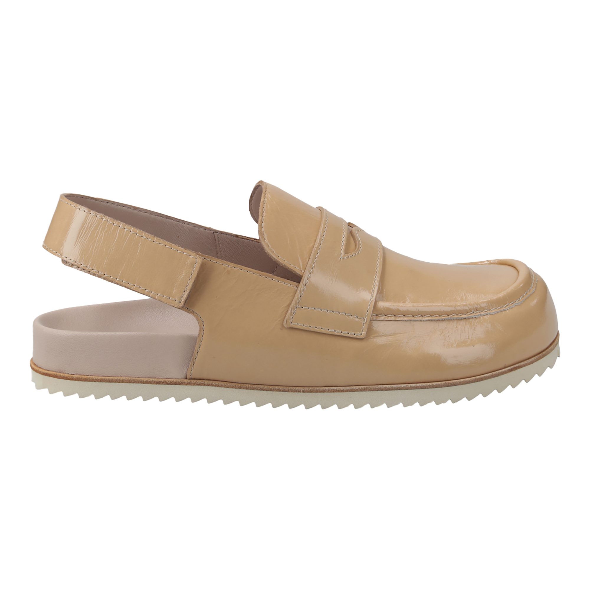Homers Homers 21446 ZUECO TORRONE, Sandaletten, Beige, Damen Sandalette