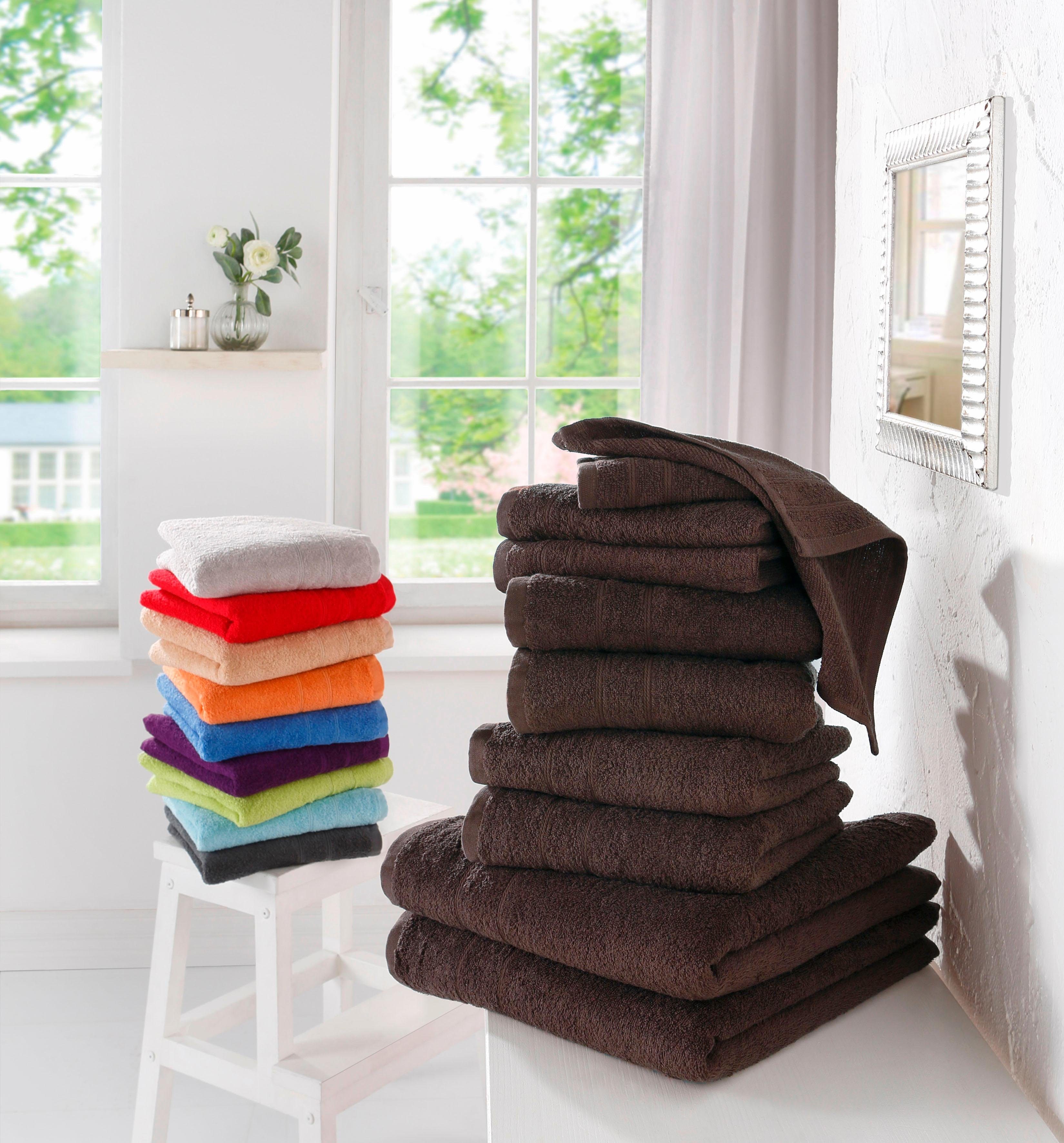 my home Handtuch Set Vanessa, 10-tlg günstig online kaufen