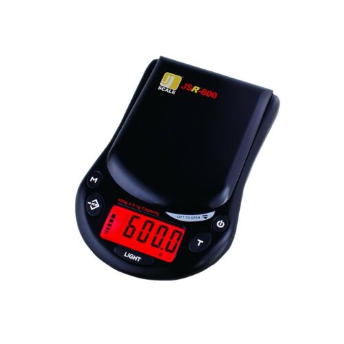 JScale Feinwaage Feinwaage bis 600g Teilung 0,1 g, Digitalwaage, Taschenwaage, LCD Display